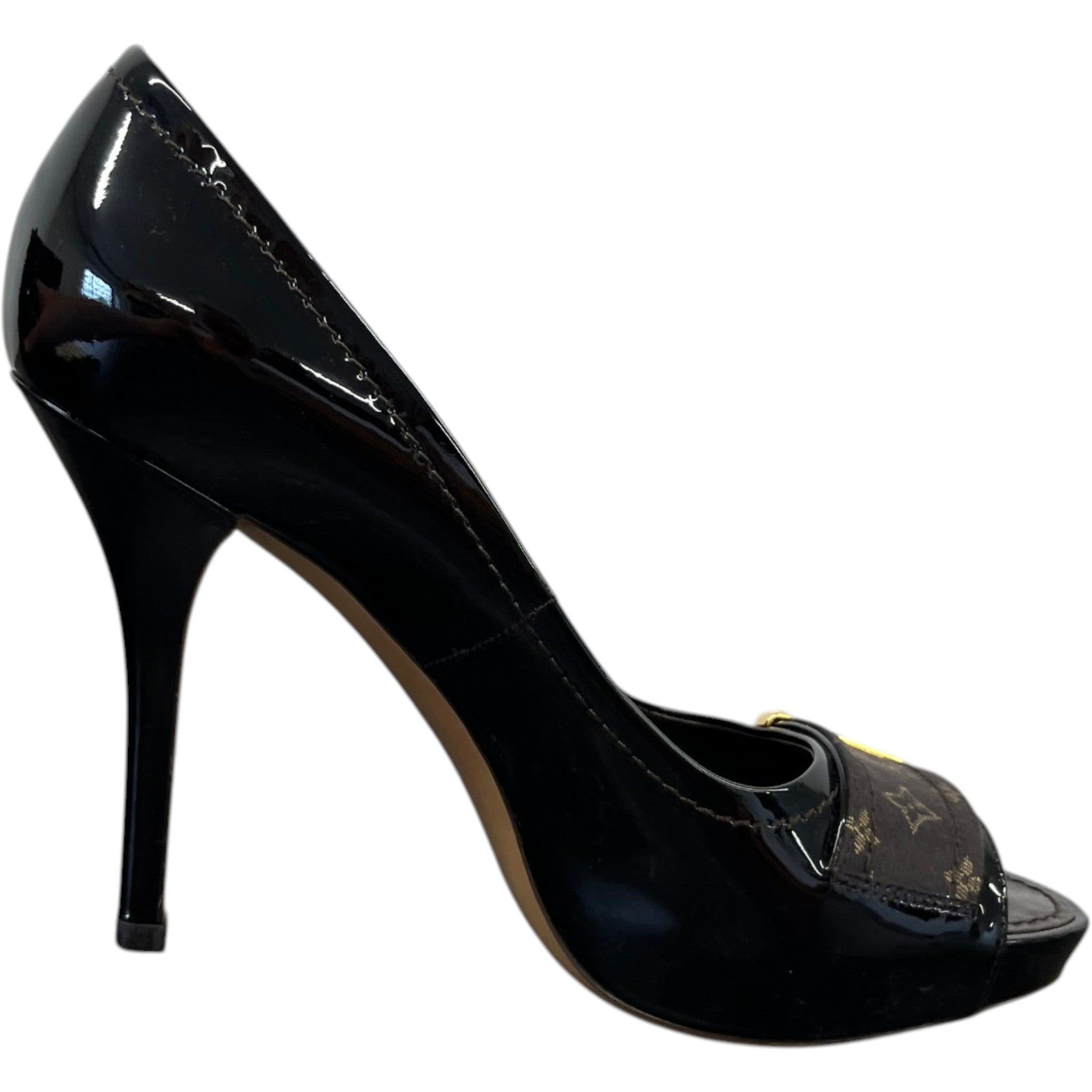 Women's Monogram Buci Heels Brown Size EU 36 / UK 3