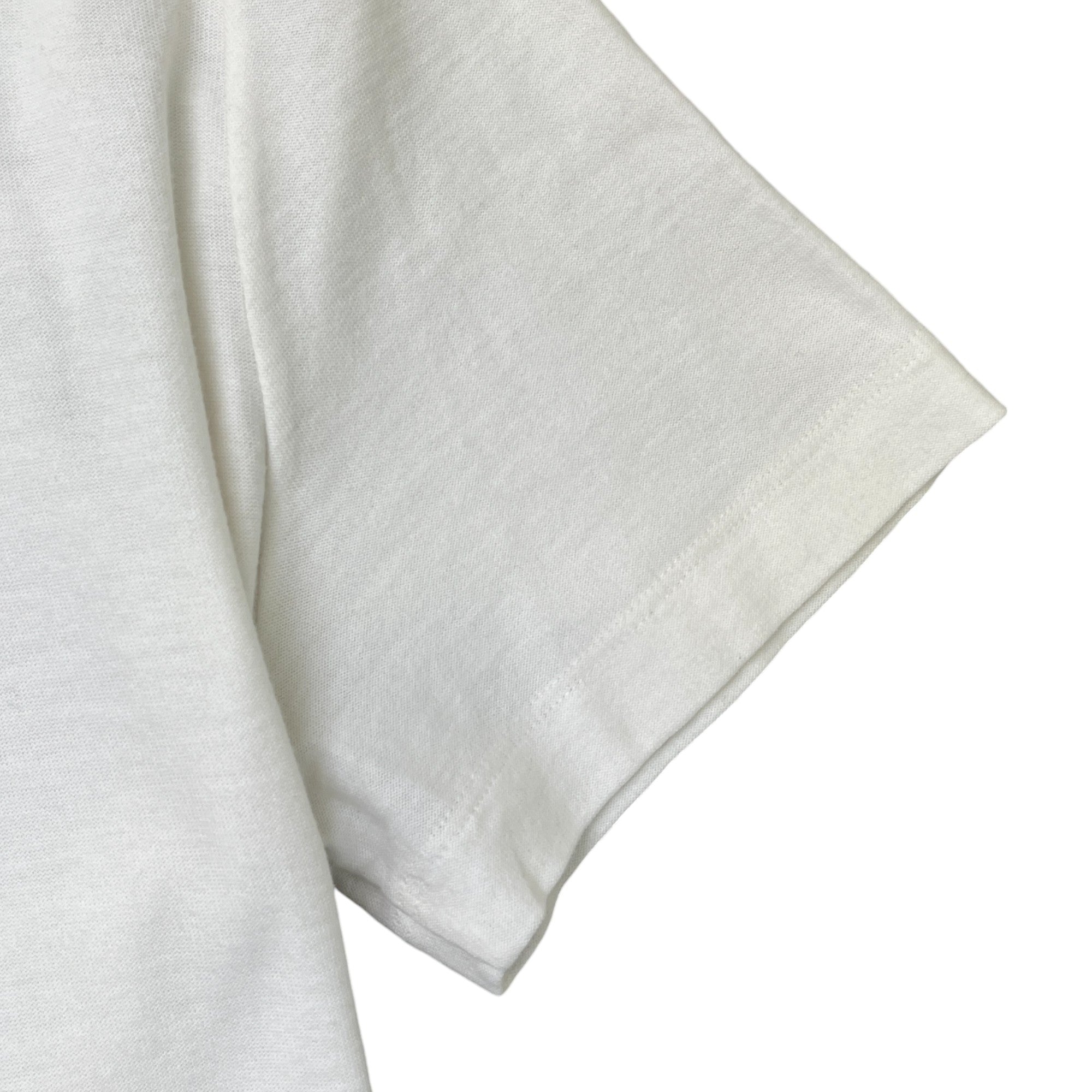 Men's Velor Astronaut Graphic T-Shirt White Size S