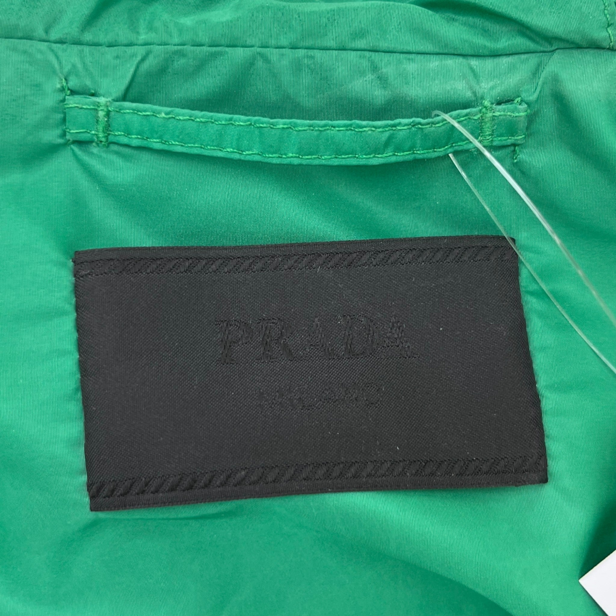 Men's Logo Print Windbreaker Green Size IT 50 / L