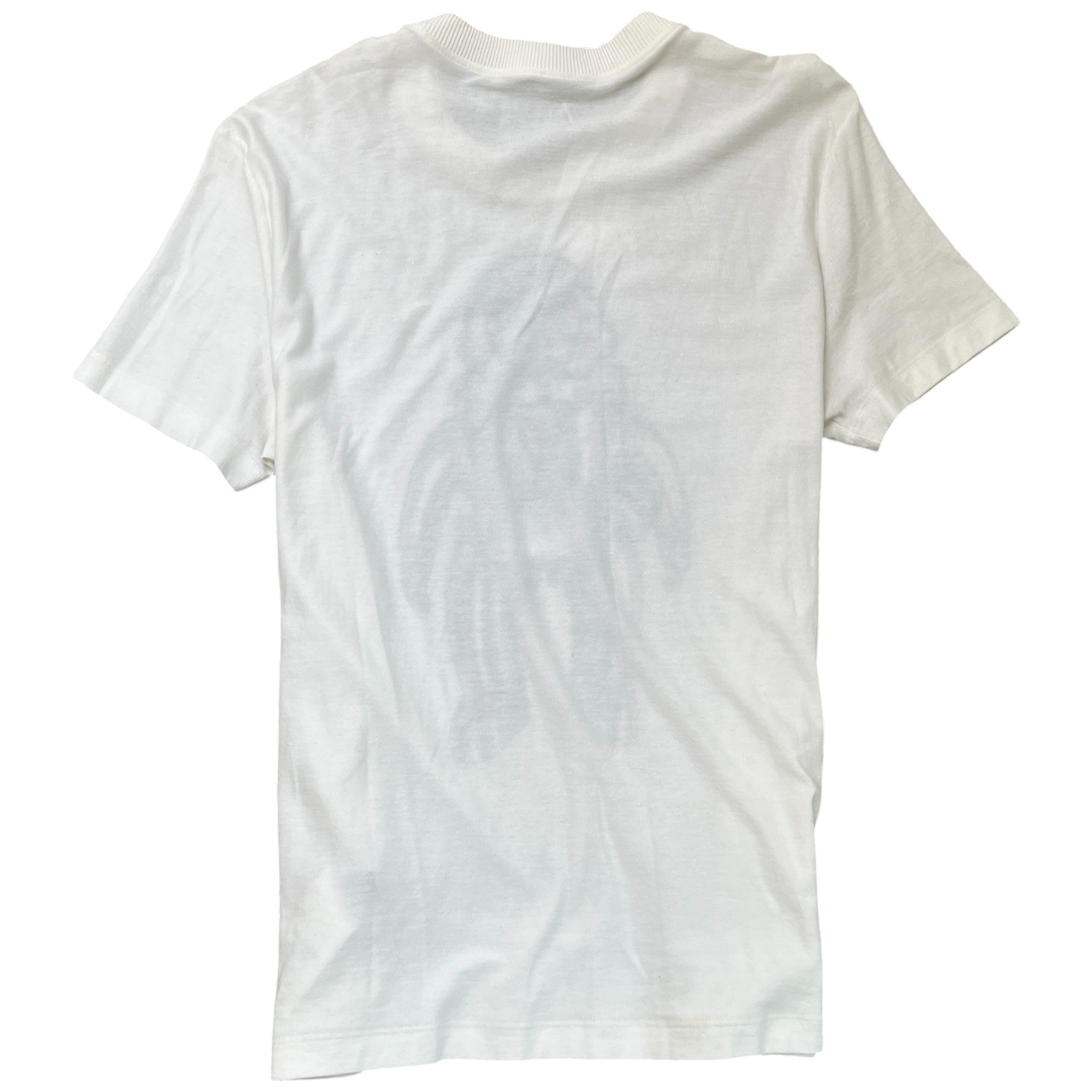 Men's Velor Astronaut Graphic T-Shirt White Size S