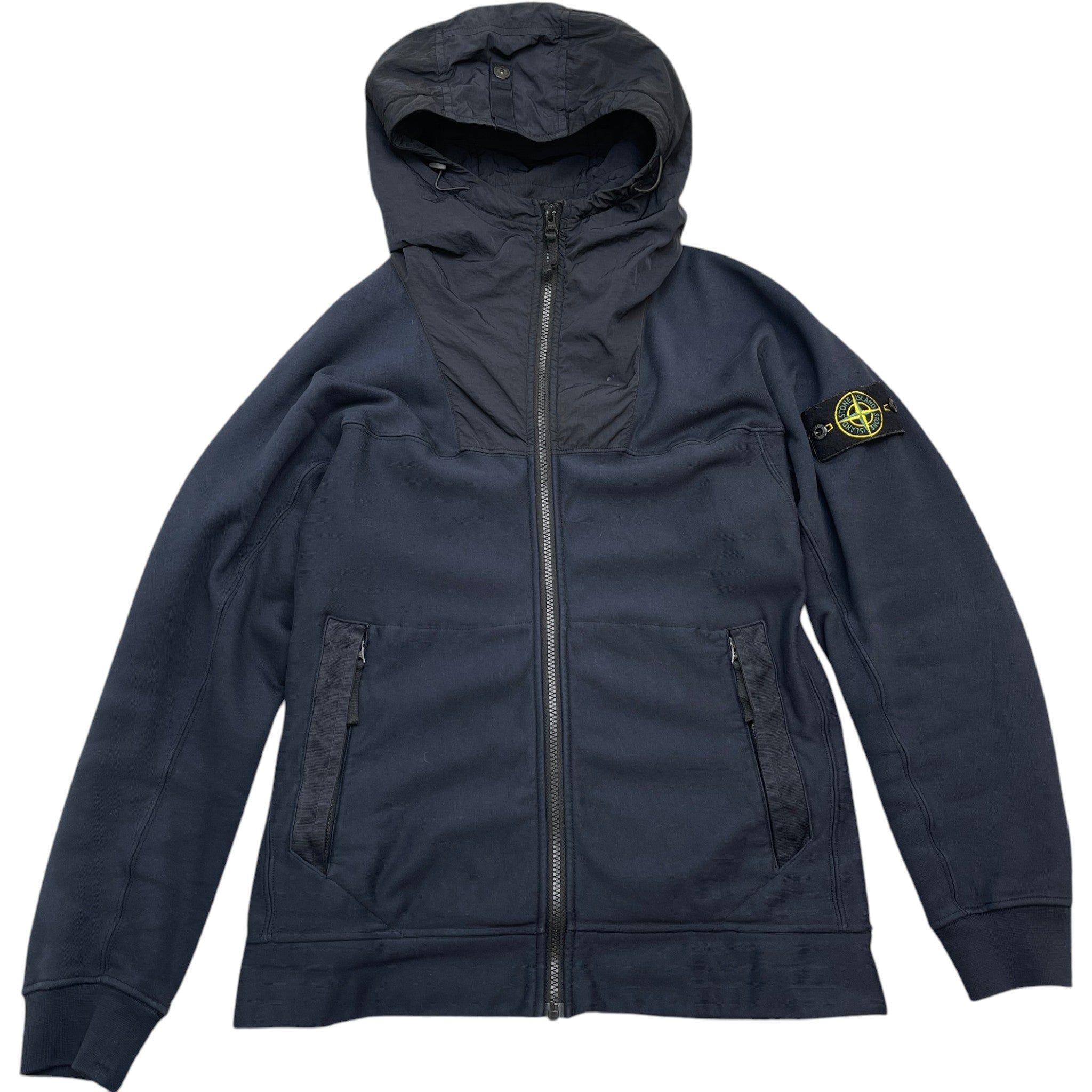 Men's Applique Logo Jacket Navy Size S