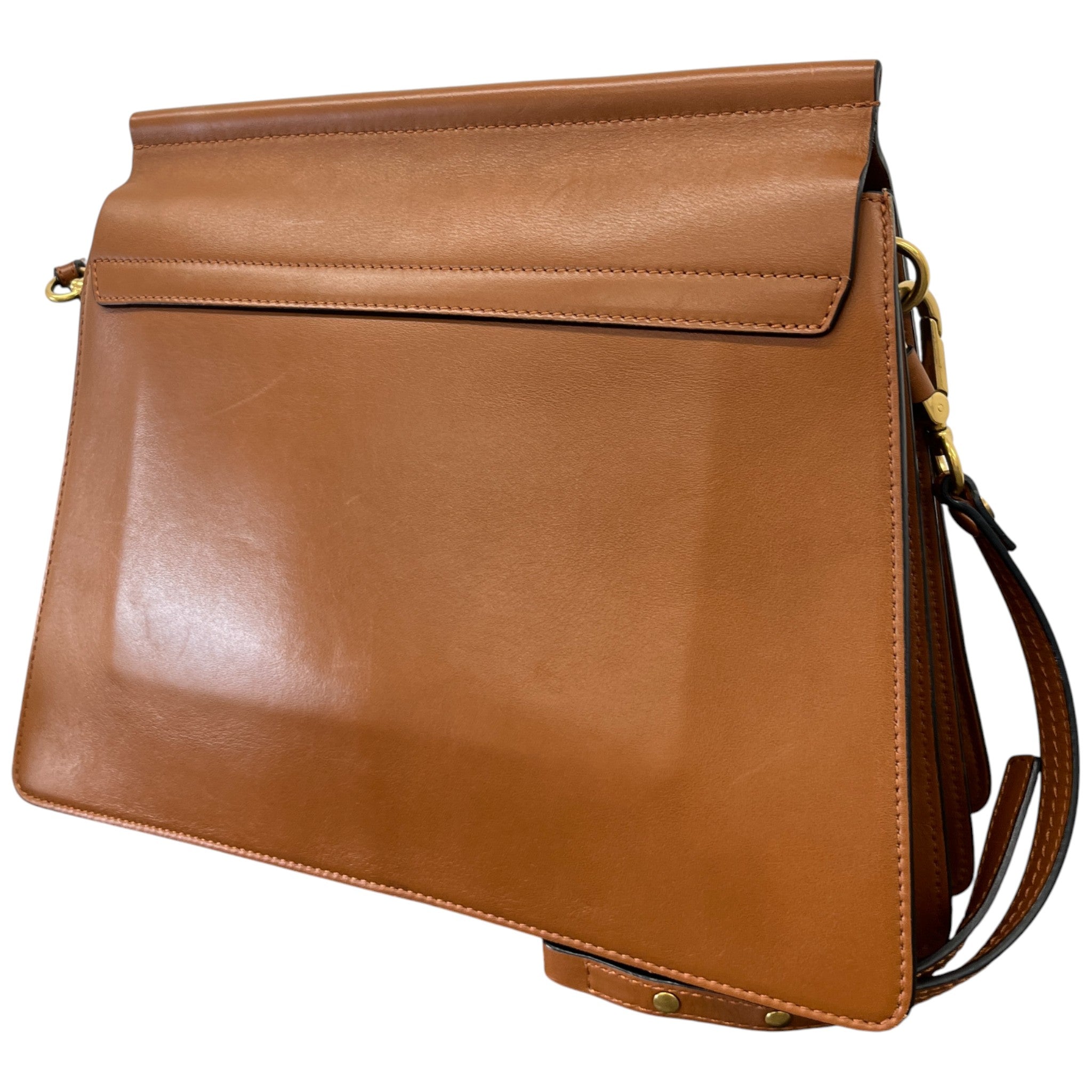 Women's Suede Patchwork Faye Bag Brown