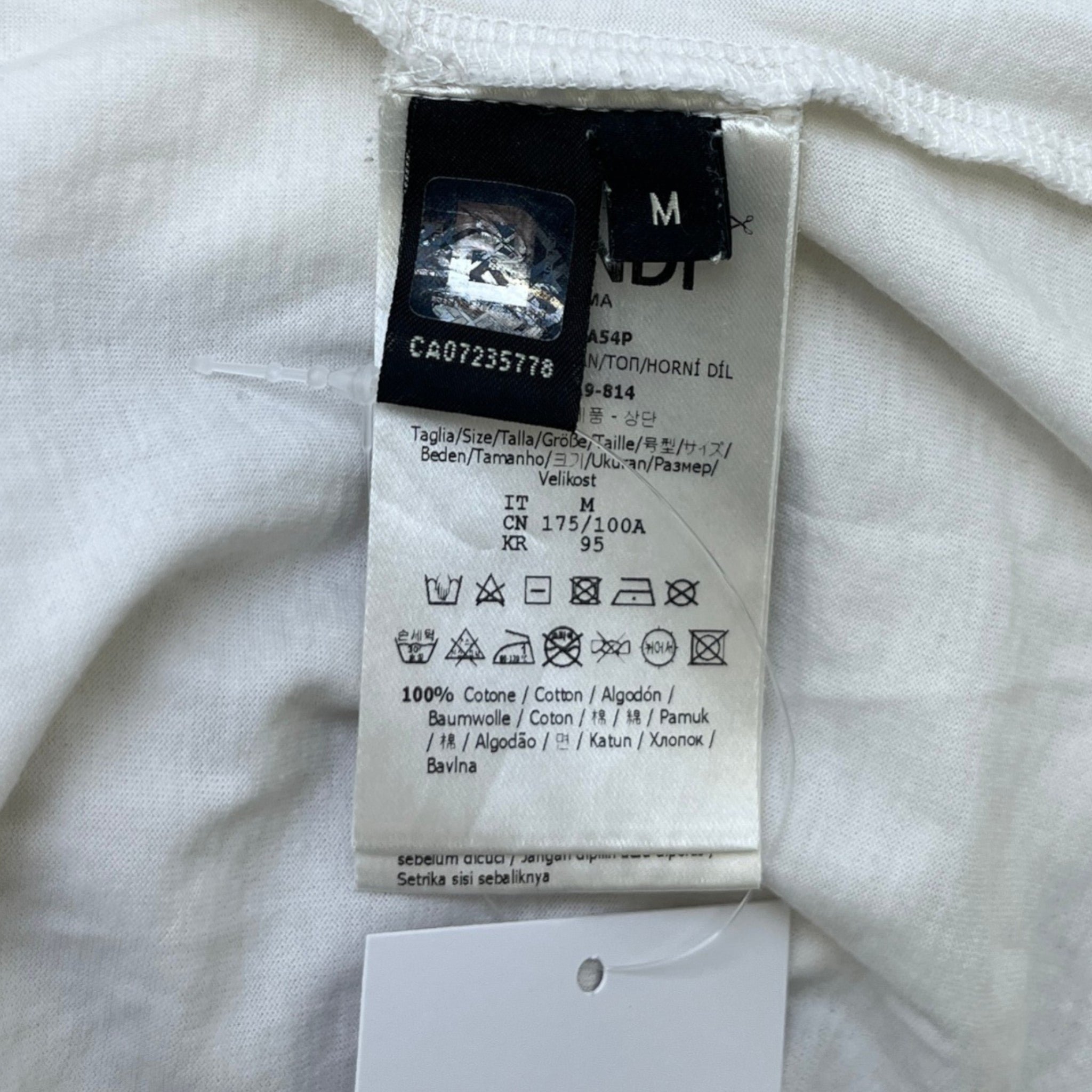 Men's Ff Logo T-Shirt White Size M