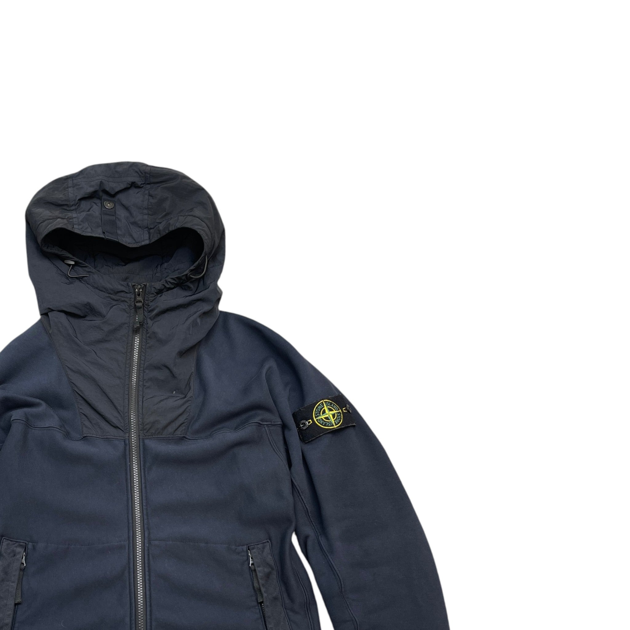 Men's Applique Logo Jacket Navy Size S