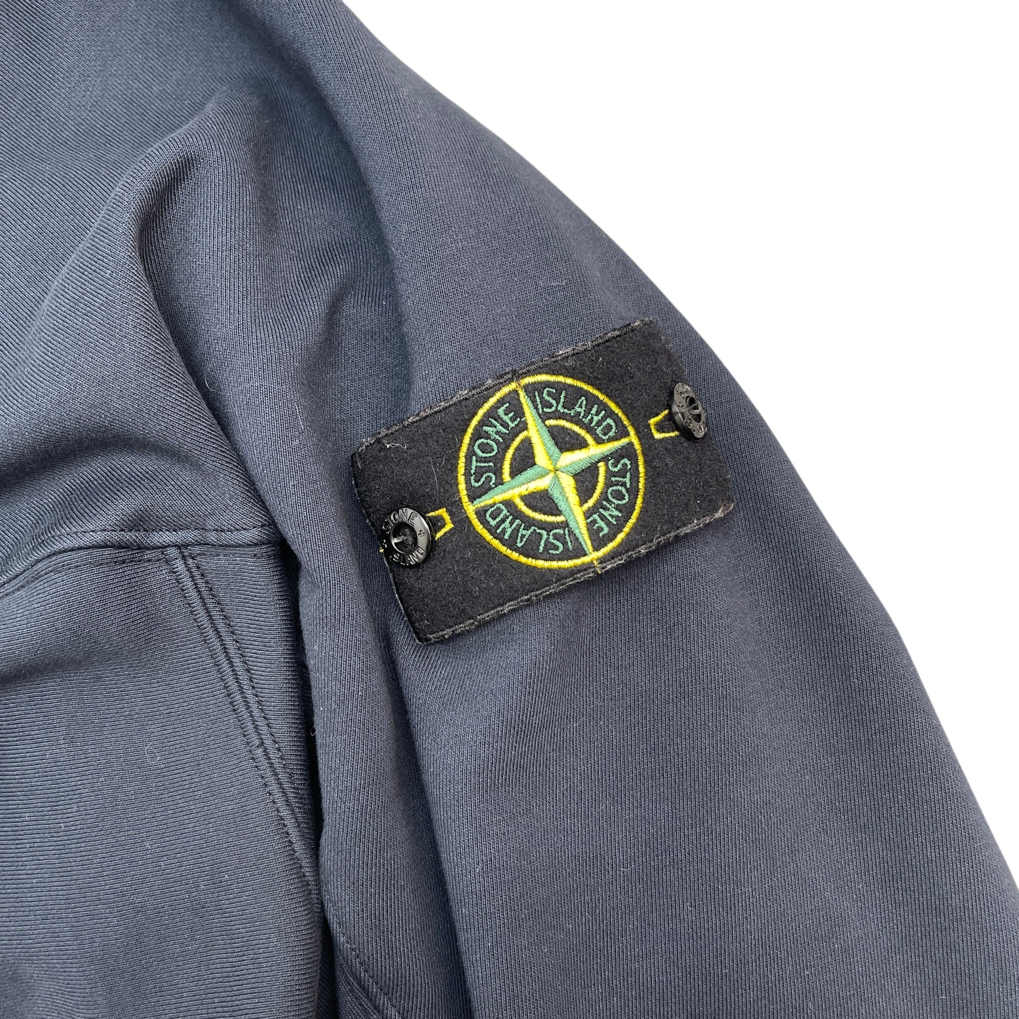 Men's Applique Logo Jacket Navy Size S