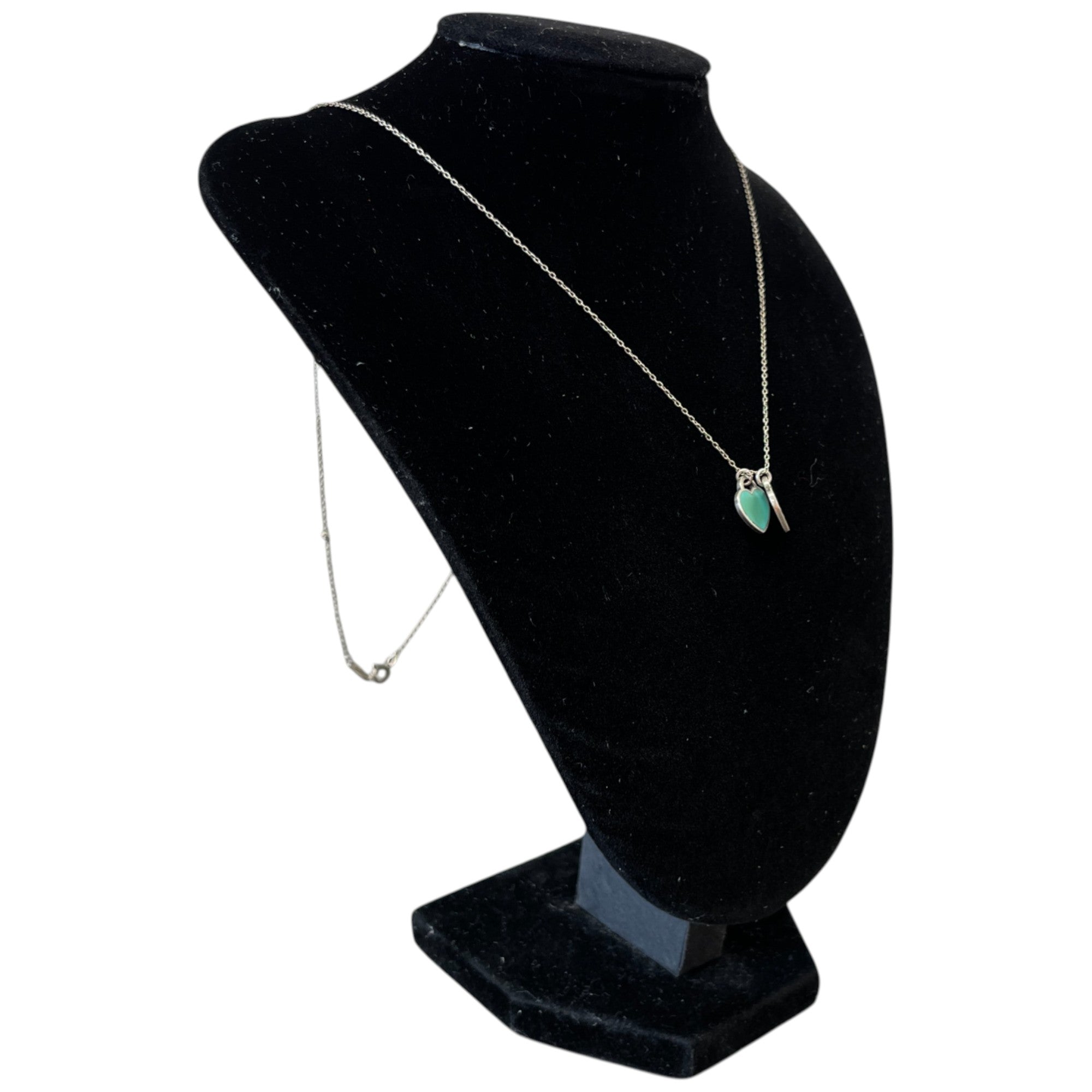 Women's Heart Pendant Necklace Silver