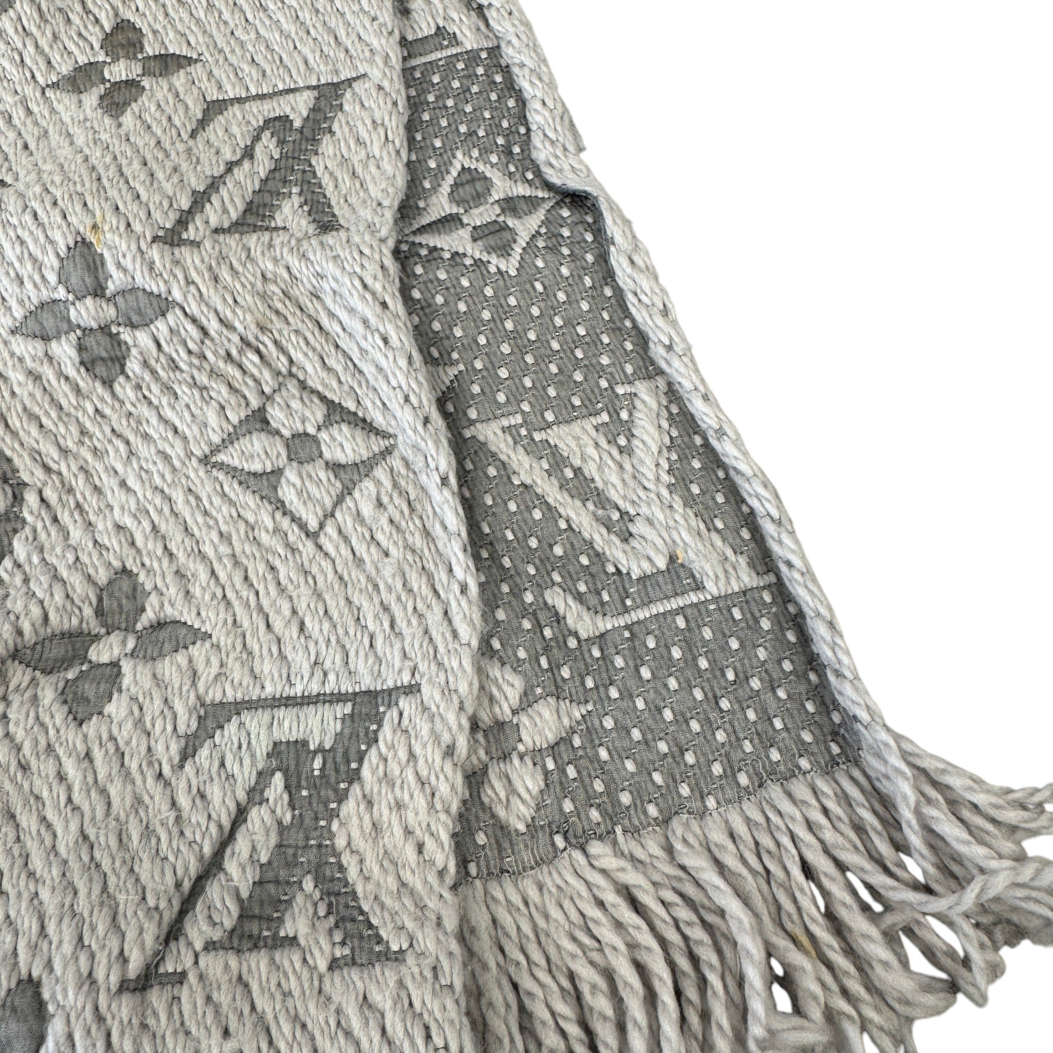 Women's Logomania Scarf Grey
