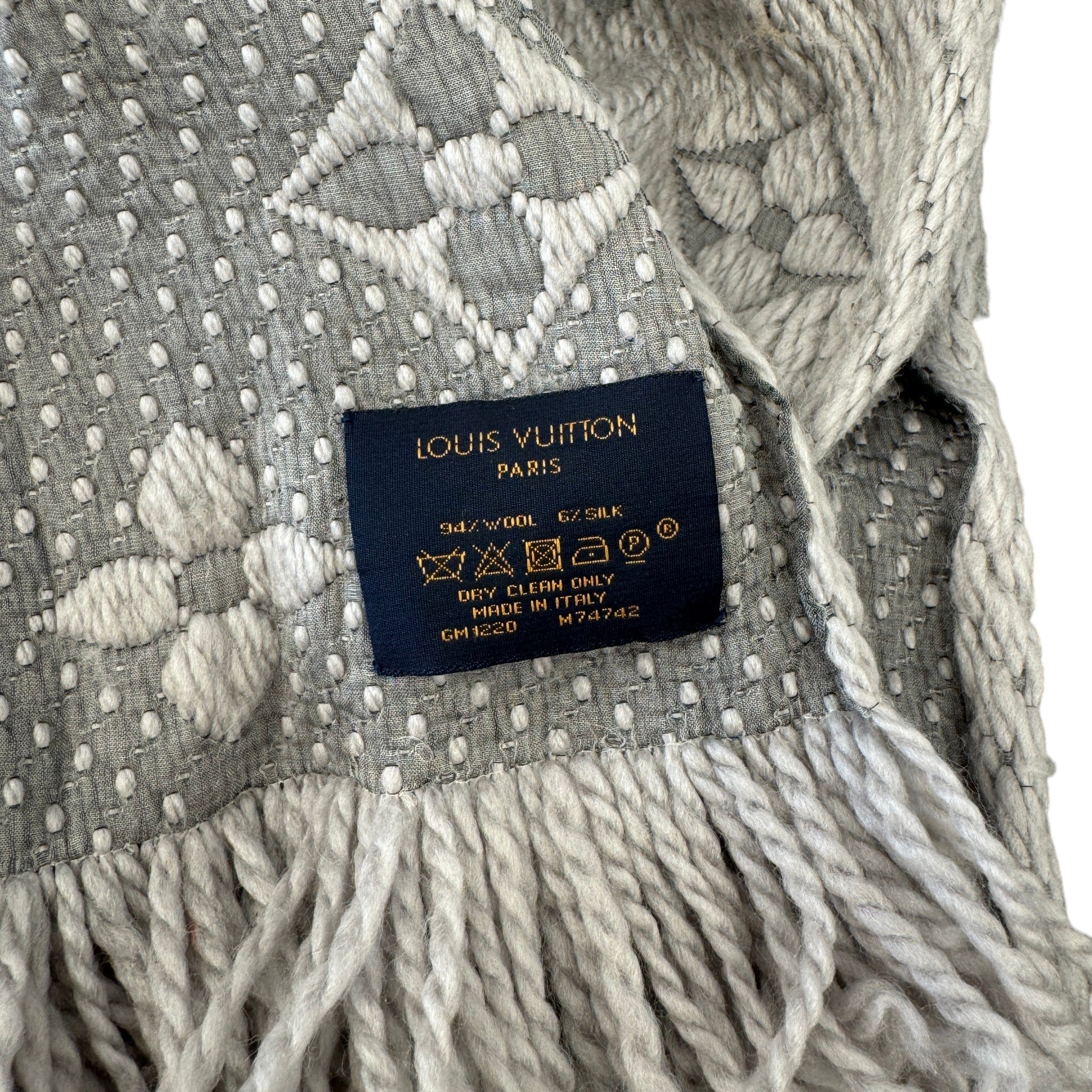 Women's Logomania Scarf Grey