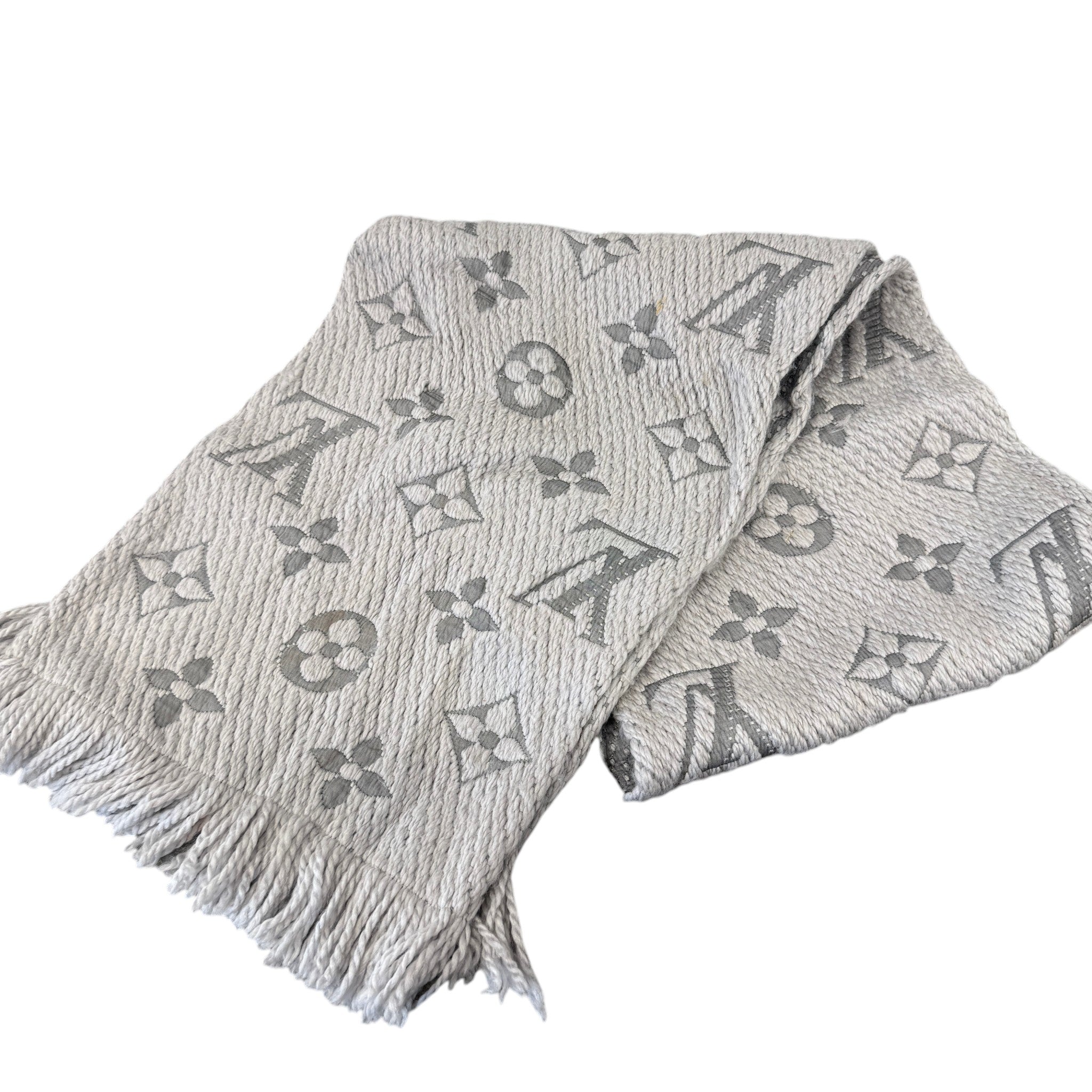 Women's Logomania Scarf Grey