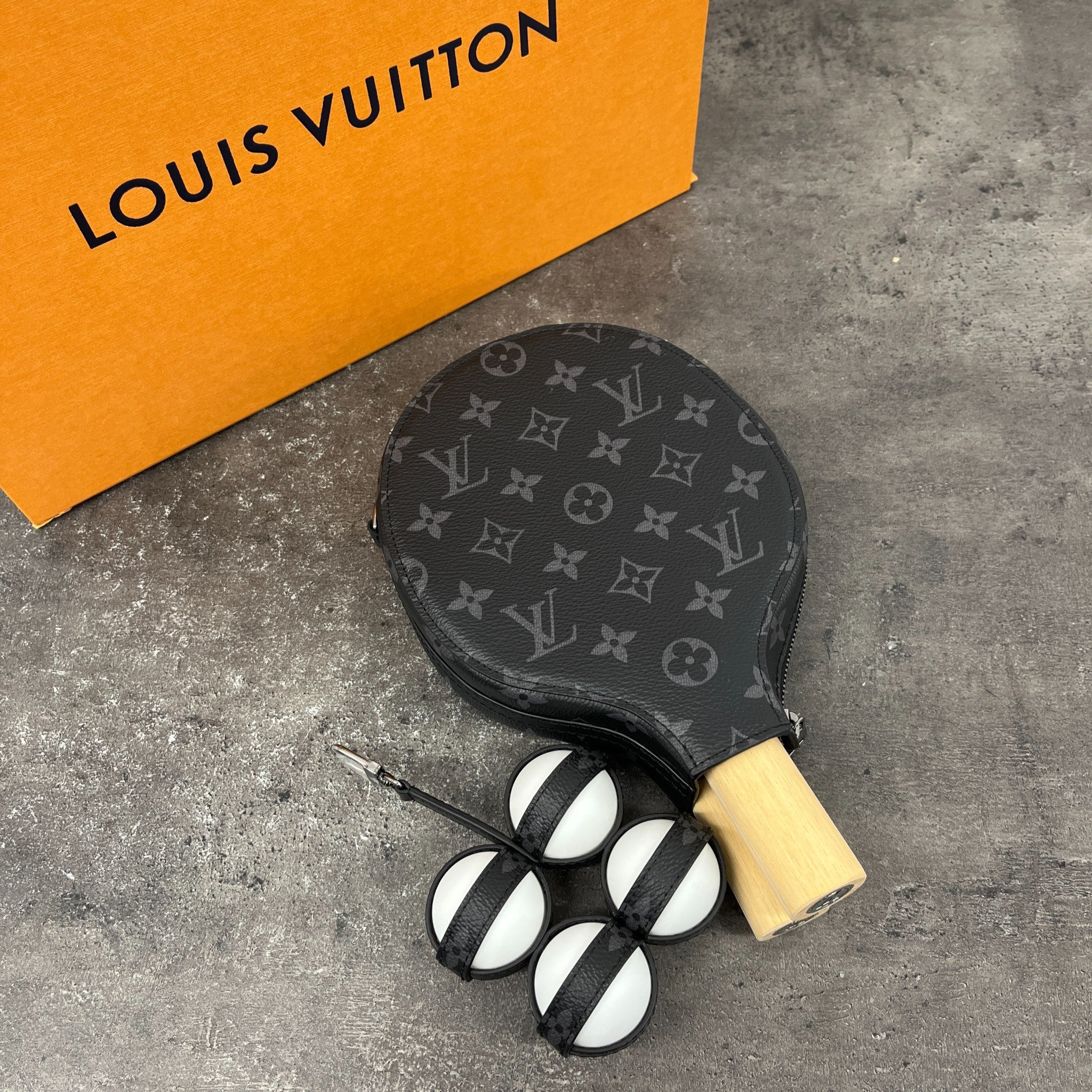 Monogram Eclipse James Ping Pong Set Football Black