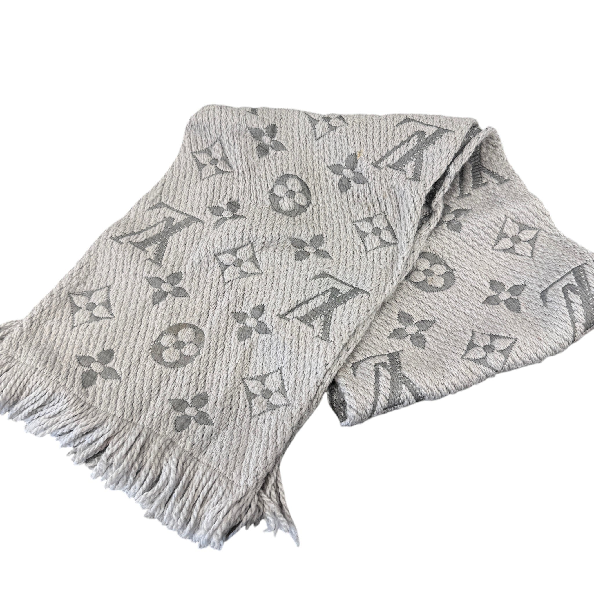 Women's Logomania Scarf Grey