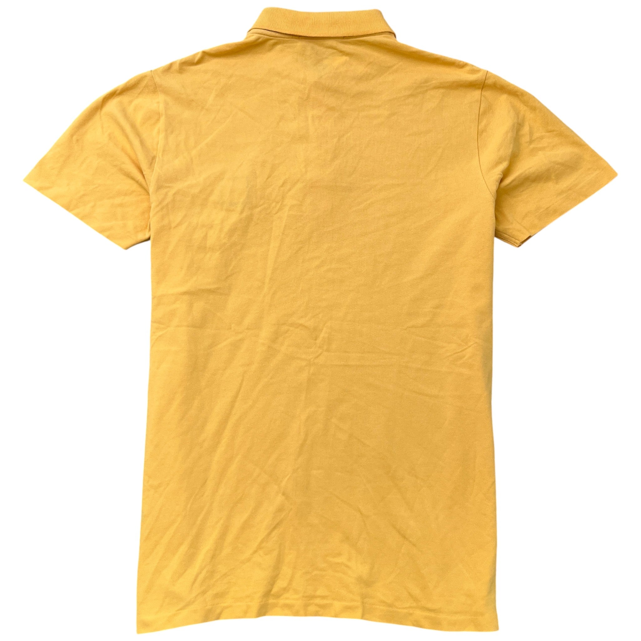 Men's Compass Logo Polo Shirt Yellow Size XL