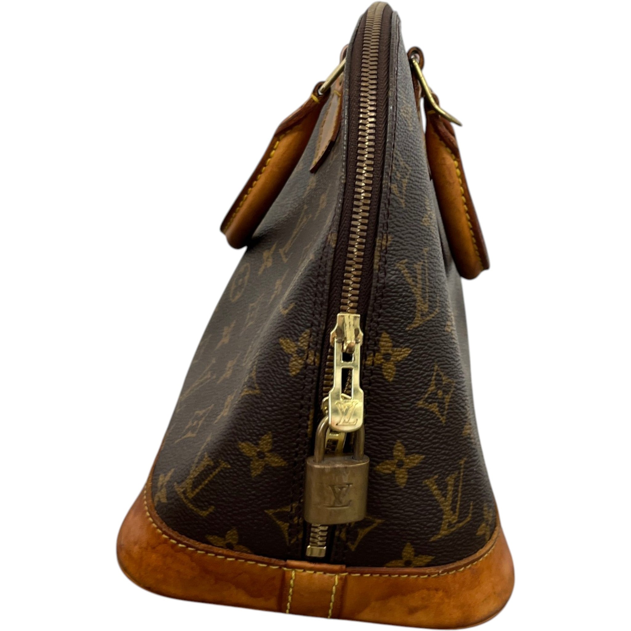 Women's Monogram Alma Pm Handbag Brown