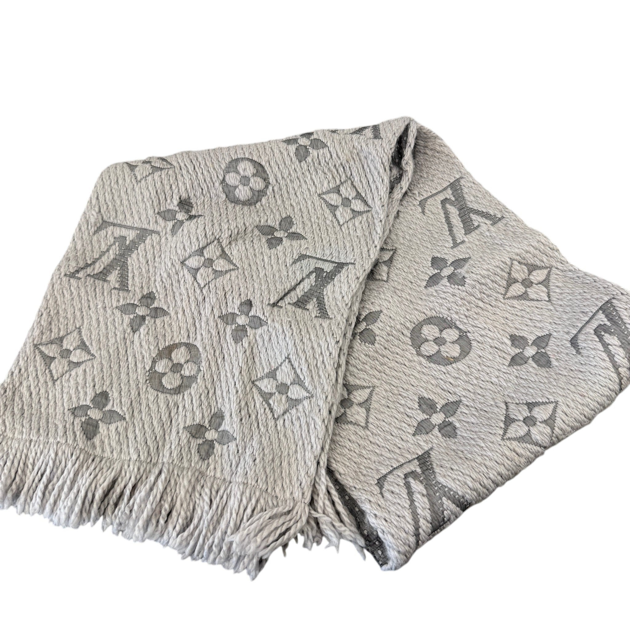 Women's Logomania Scarf Grey