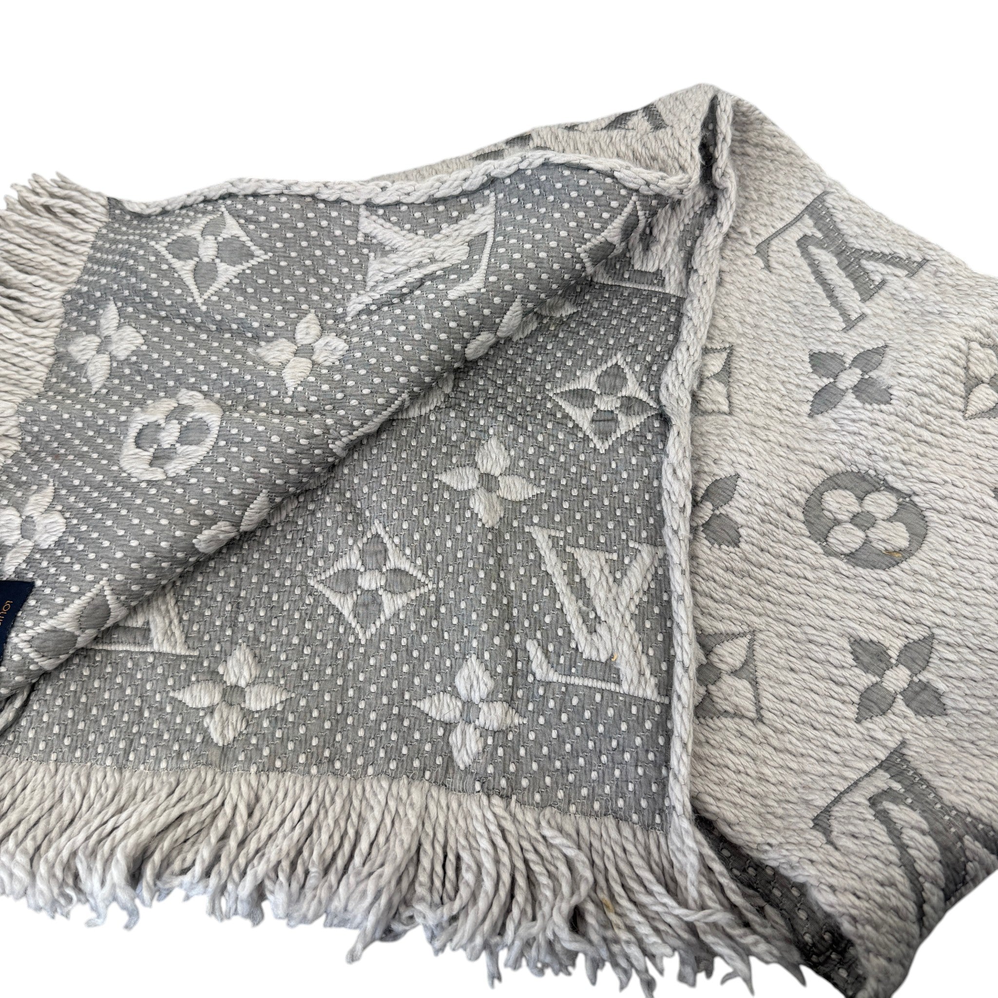 Women's Logomania Scarf Grey