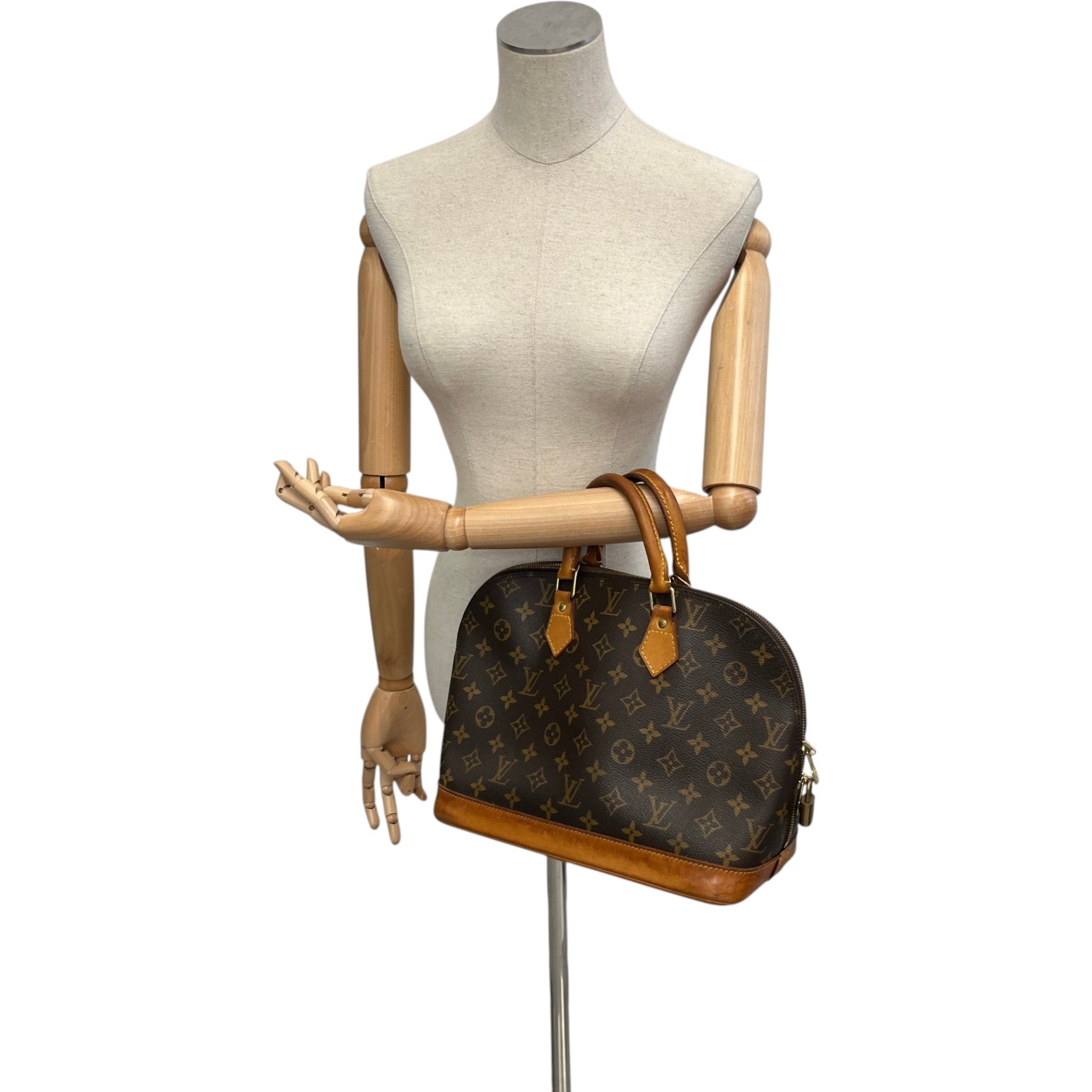 Women's Monogram Alma Pm Handbag Brown