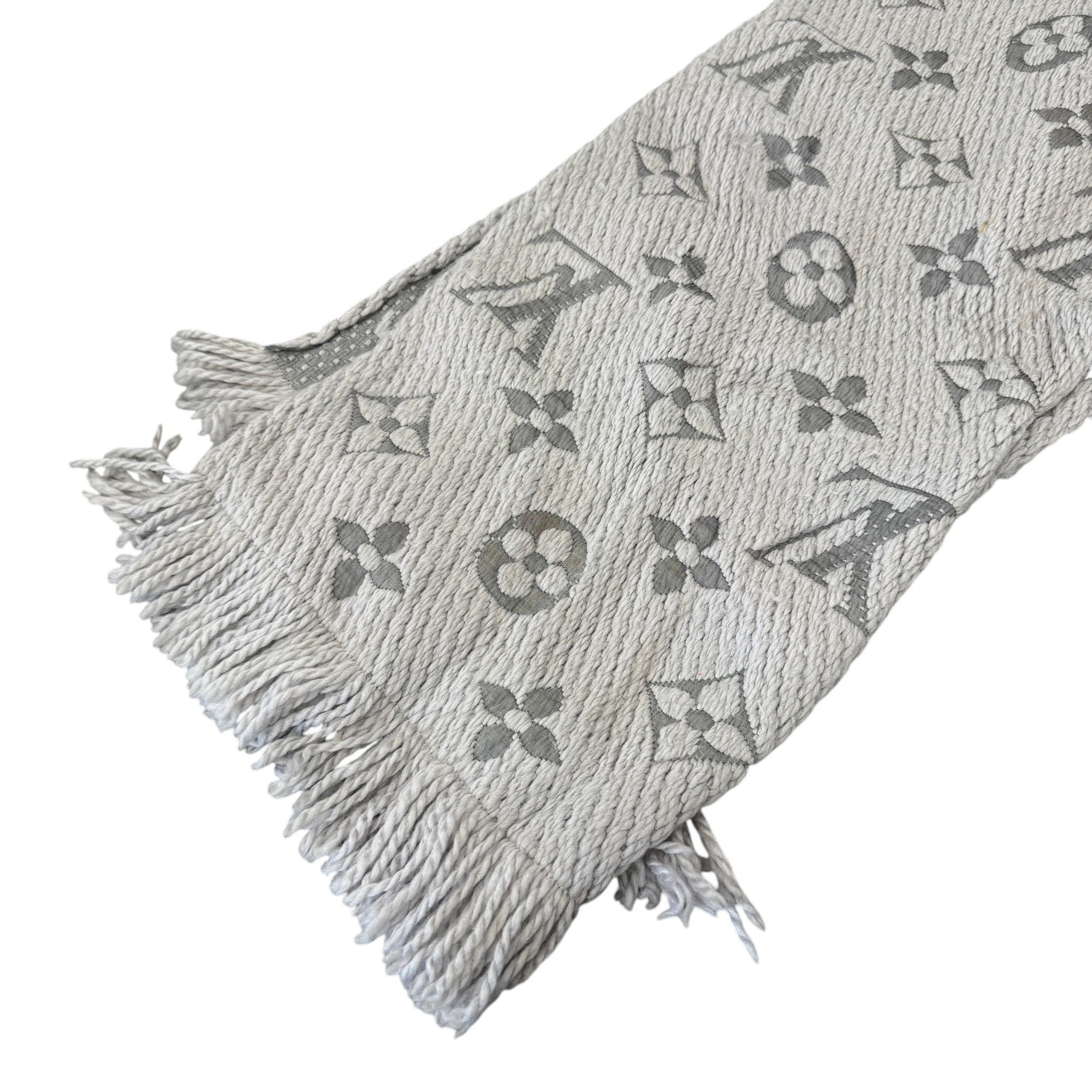 Women's Logomania Scarf Grey