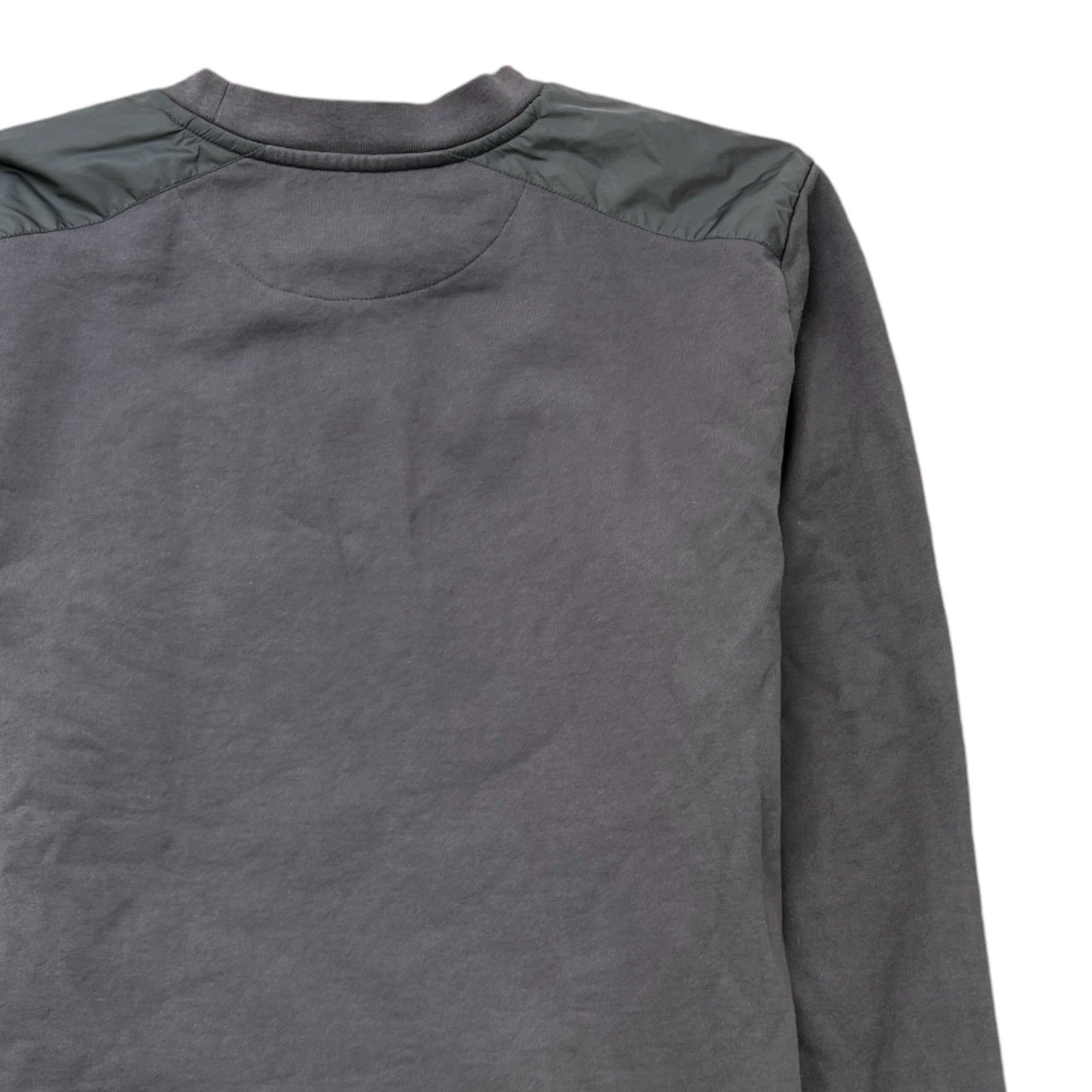 Men's Logo Print Jumper Grey Size M