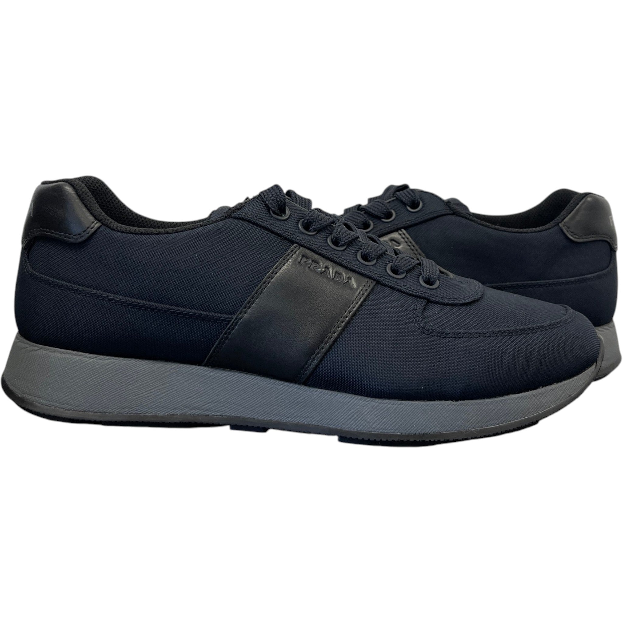 Men's Nylon Tech Low Trainers Black Size EU 40 / UK 6