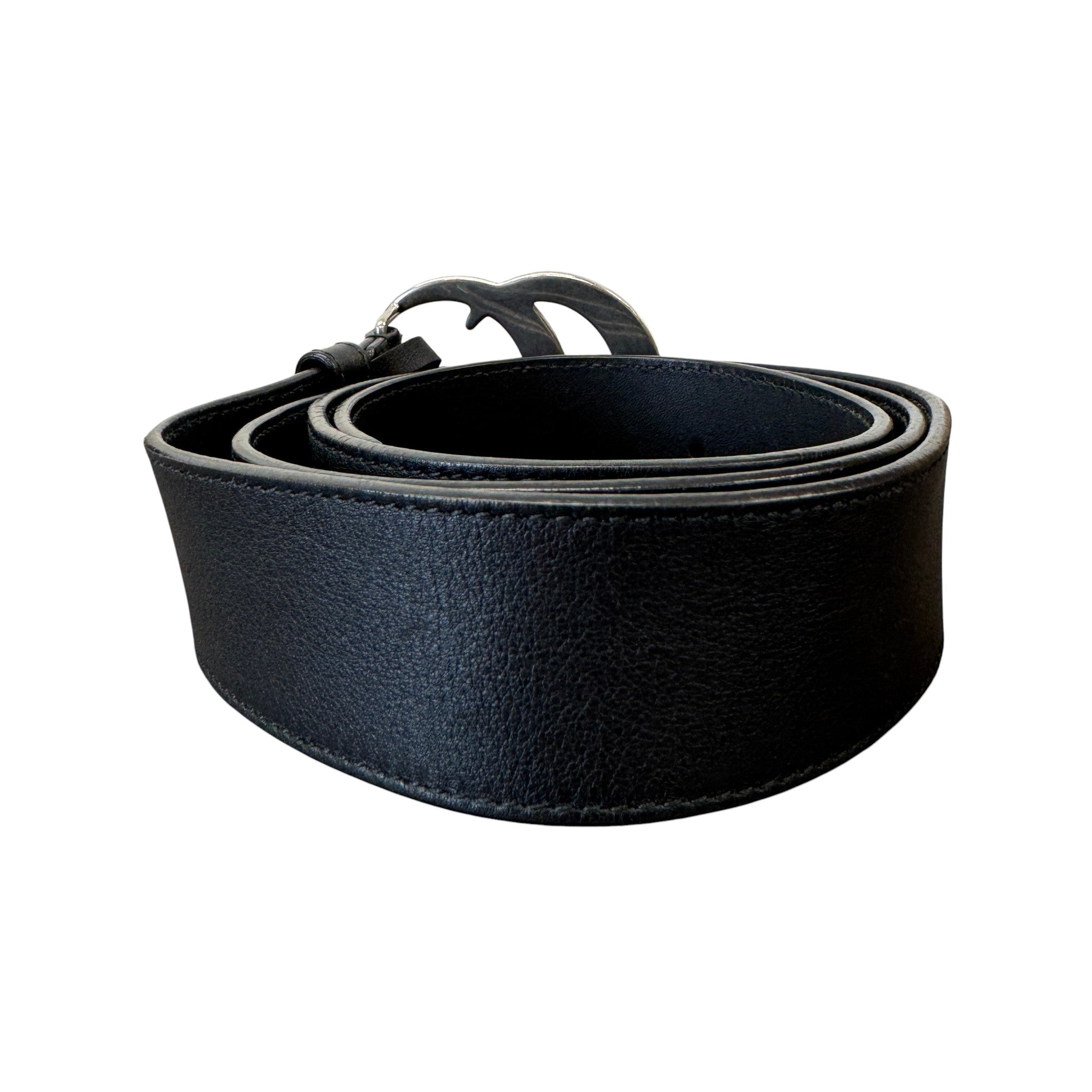 Women's Interlocking G Belt Black