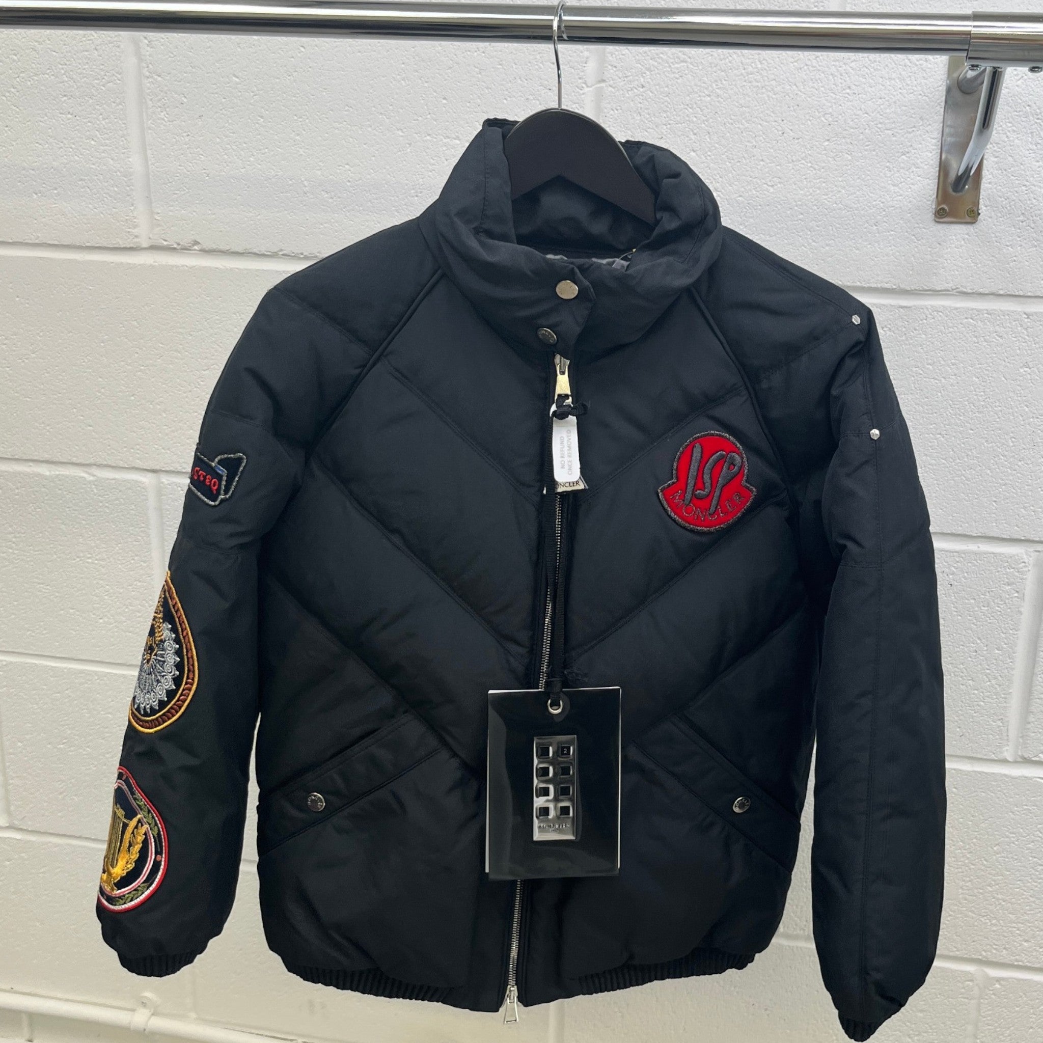 Women's Genius Minho Bomber Down Jacket Black Size 0 / UK 4