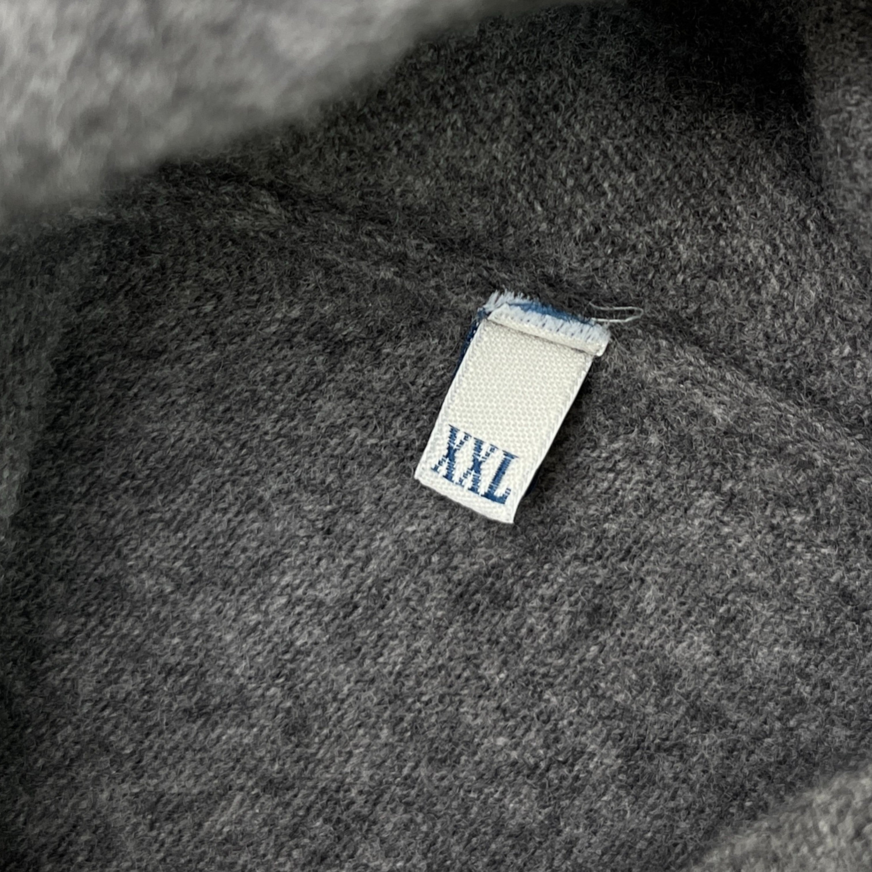 Men's Maglione Tricot Cardigan Grey Size XXL