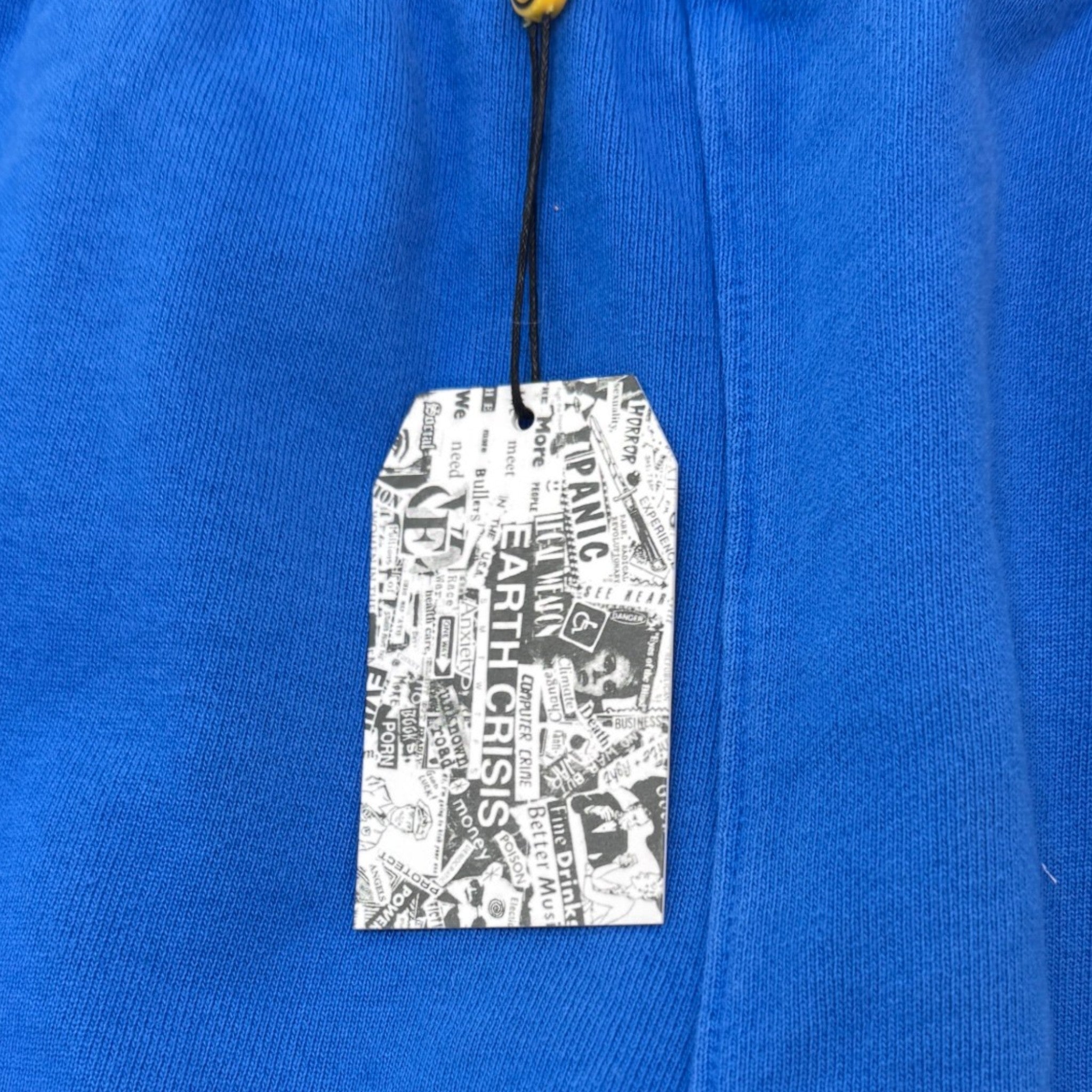 Men's Logo Patch Joggers Blue Size M
