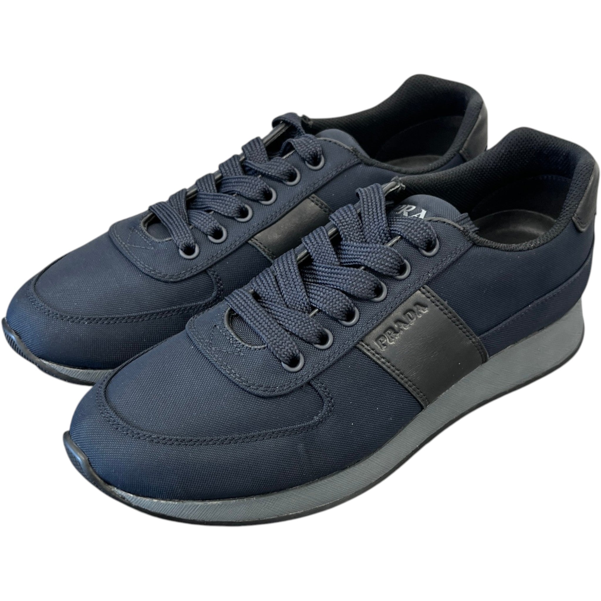 Men's Nylon Tech Low Trainers Black Size EU 40 / UK 6