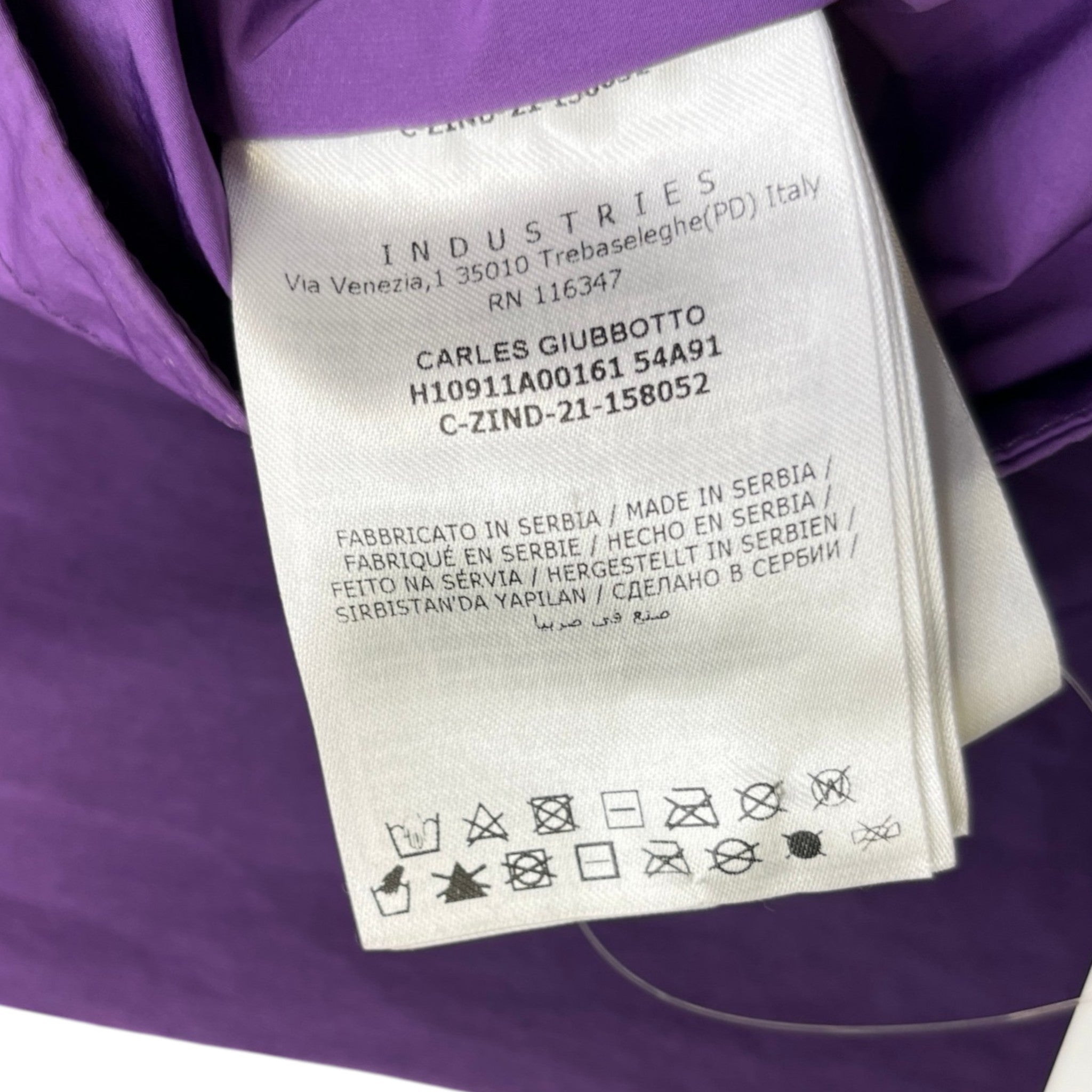 Men's Carles Jacket Purple Size 1 / S