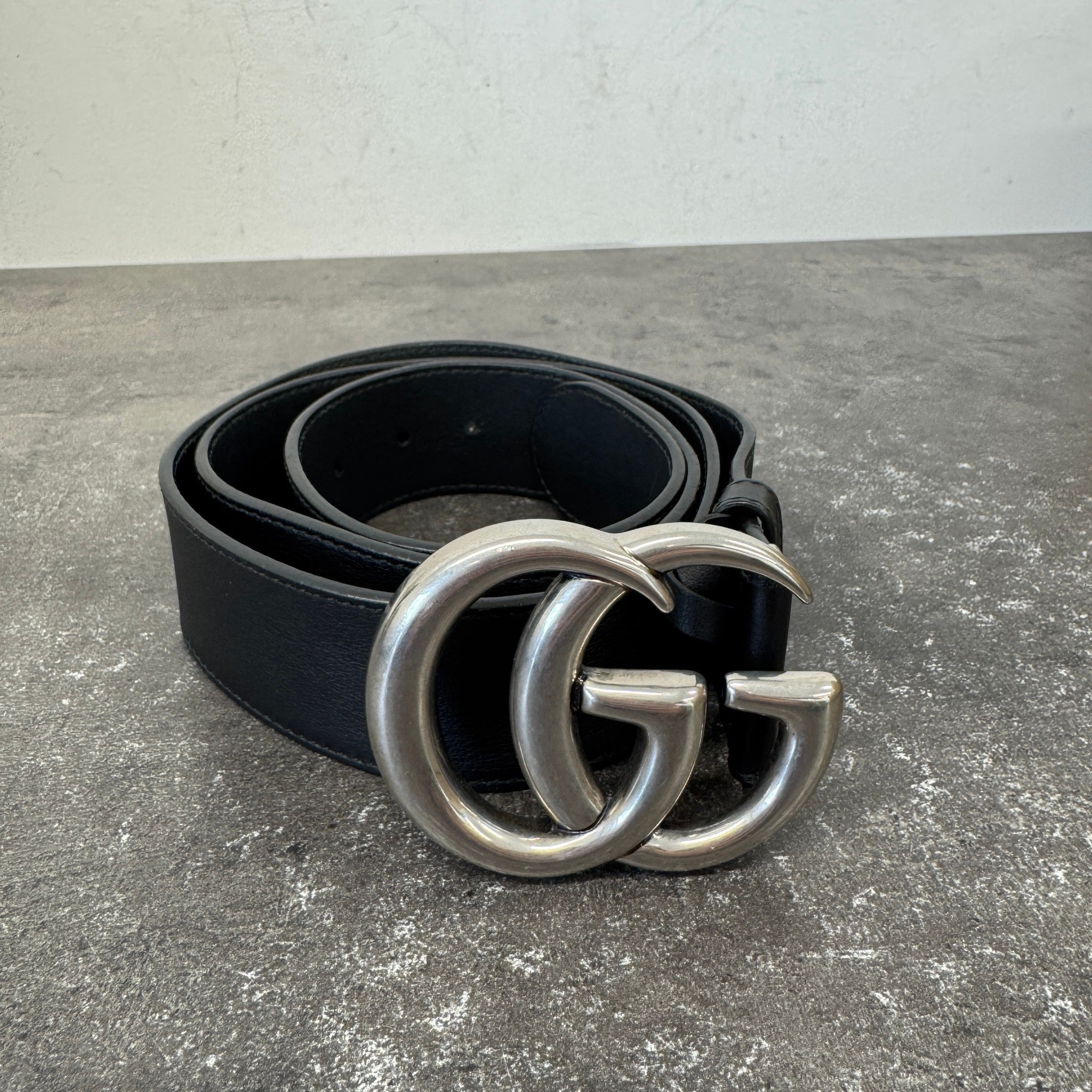 Women's Interlocking G Belt Black