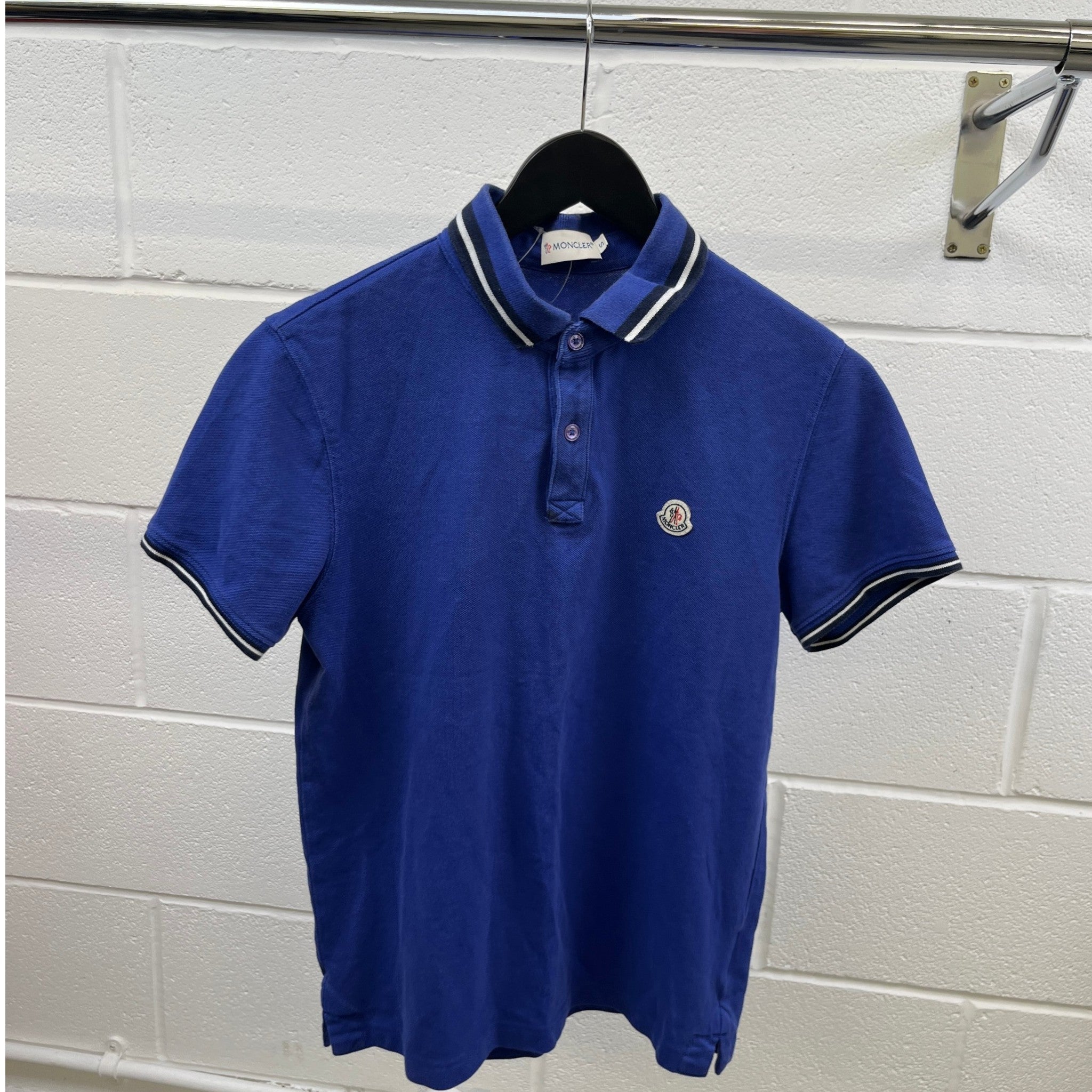 Men's Maglia Polo Shirt Blue Size S