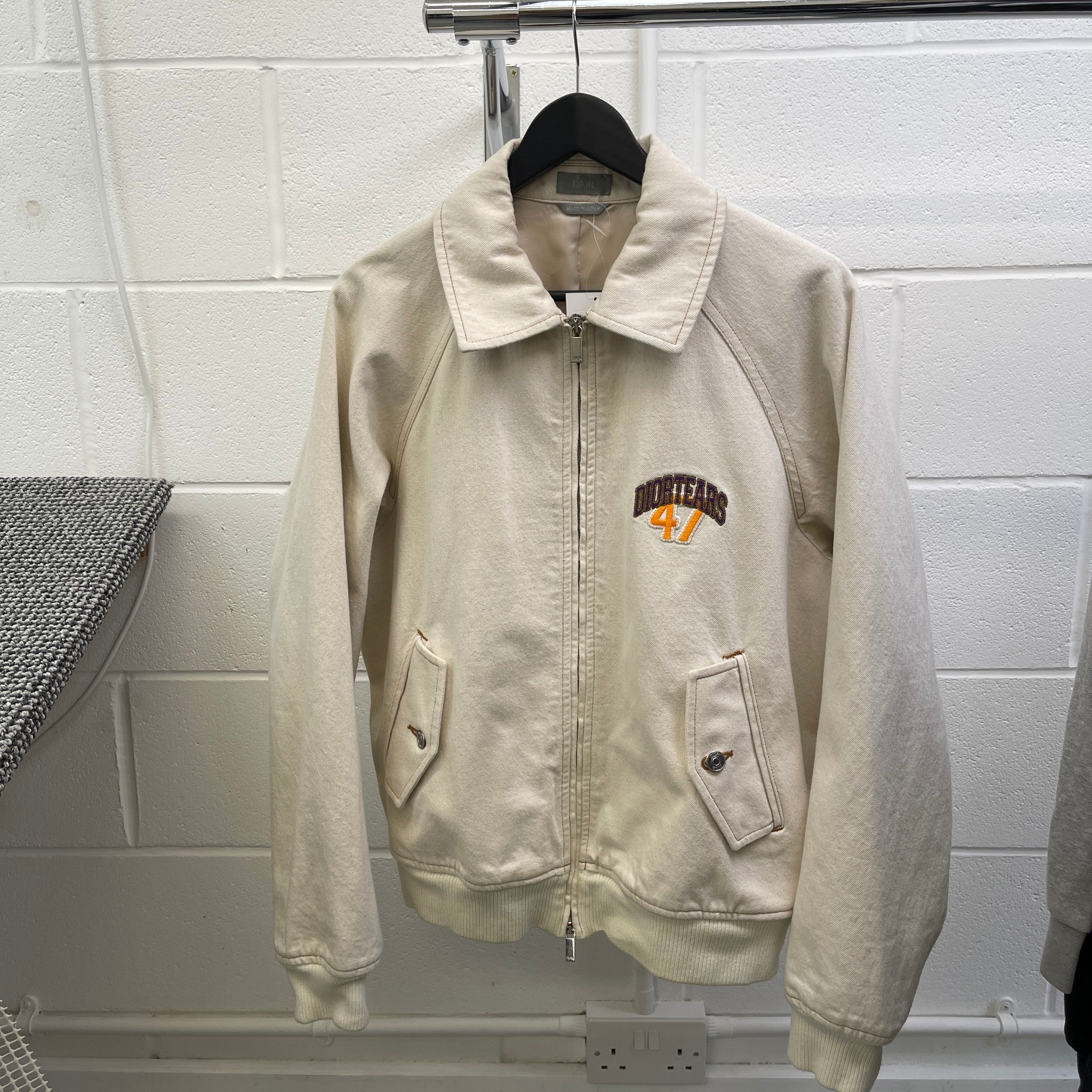 Men's Denim Tears Bomber Jacket Beige Size IT 50 / L