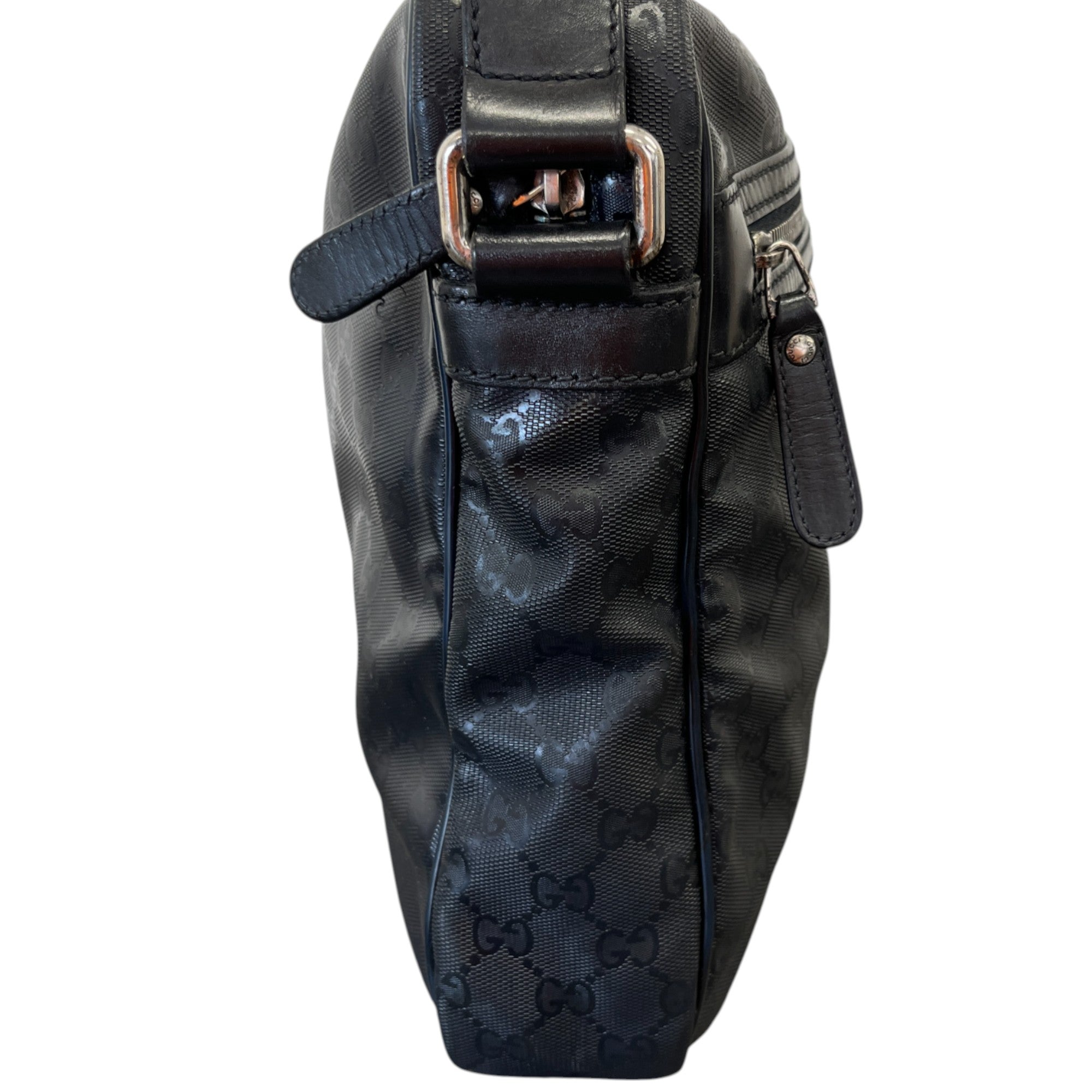 Men's Gg Supreme Messenger Bag Black