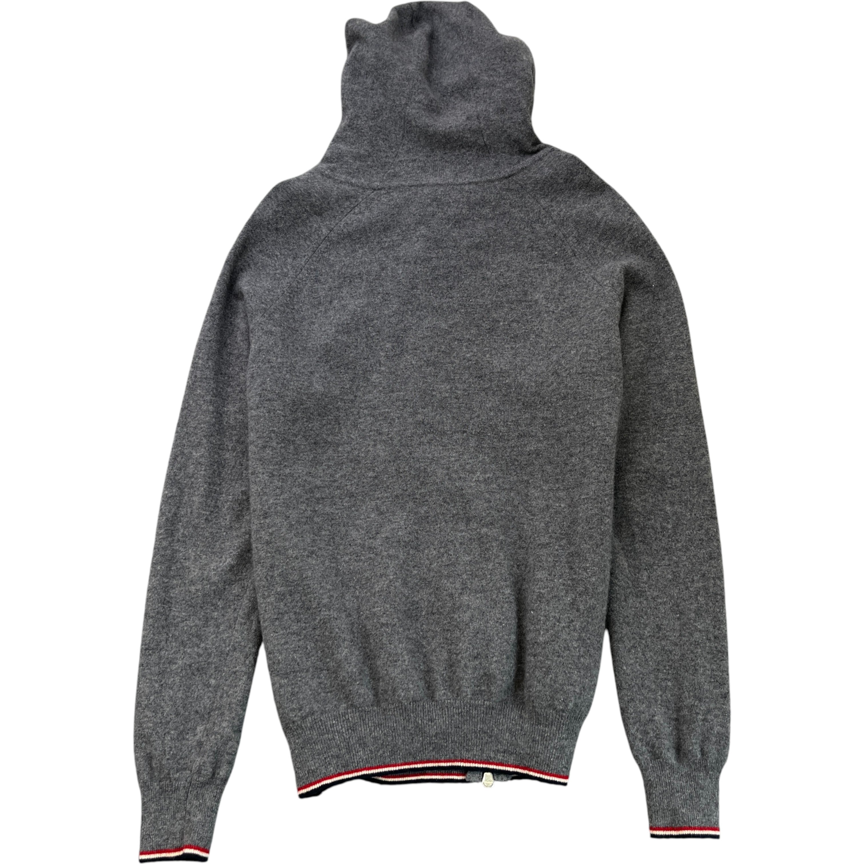 Men's Maglione Tricot Cardigan Grey Size XXL