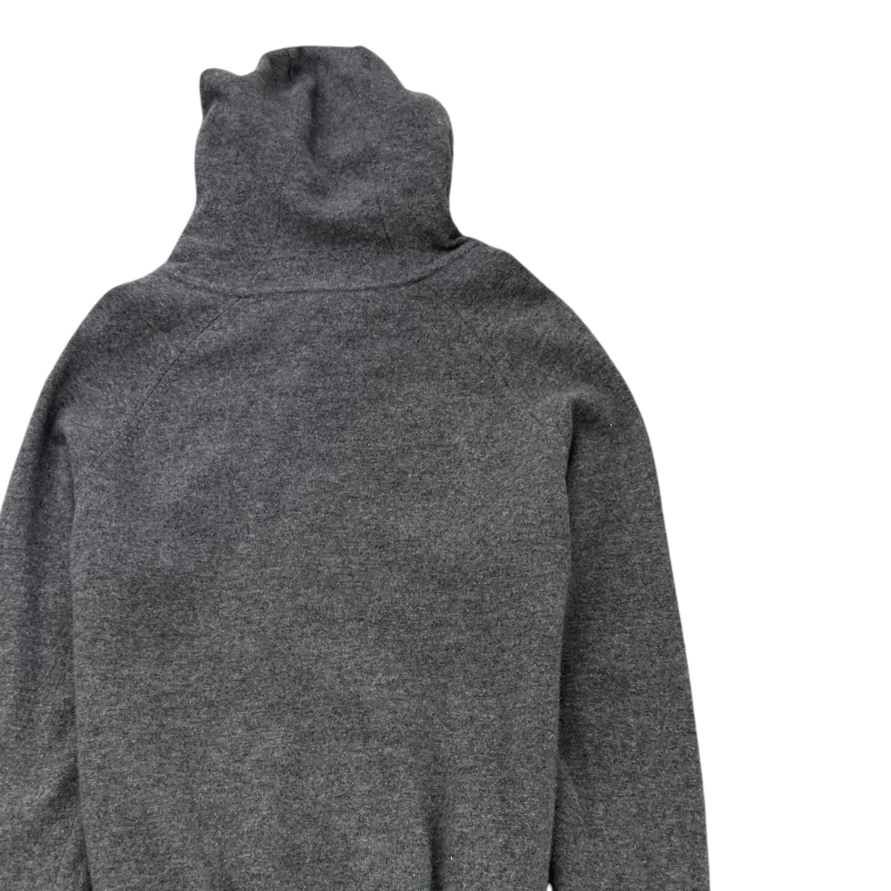 Men's Maglione Tricot Cardigan Grey Size XXL