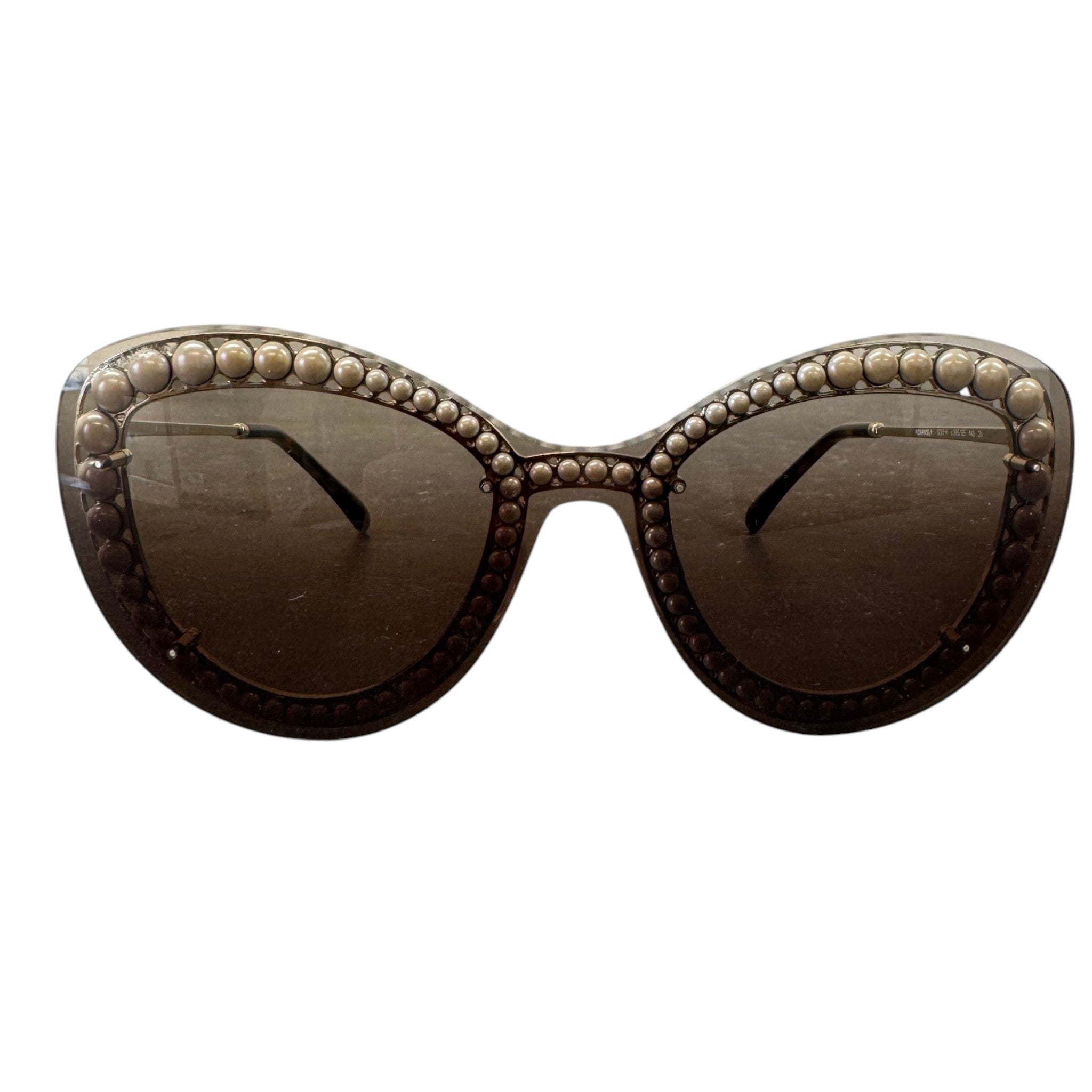 Women's Pear Frame Sunglasses Brown