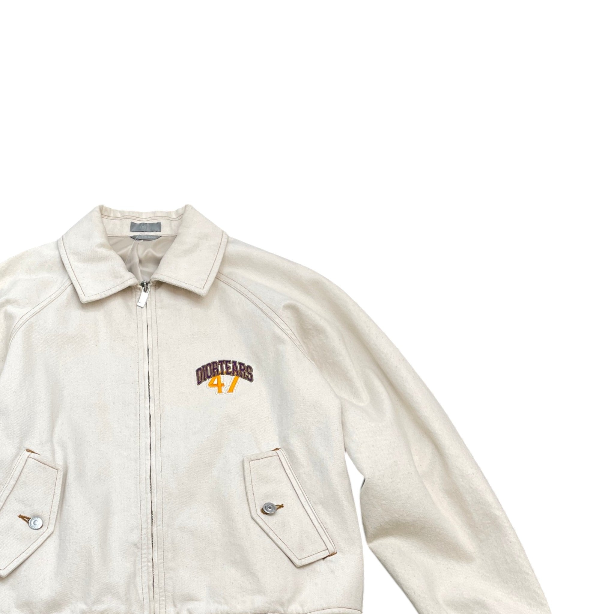 Men's Denim Tears Bomber Jacket Beige Size IT 50 / L