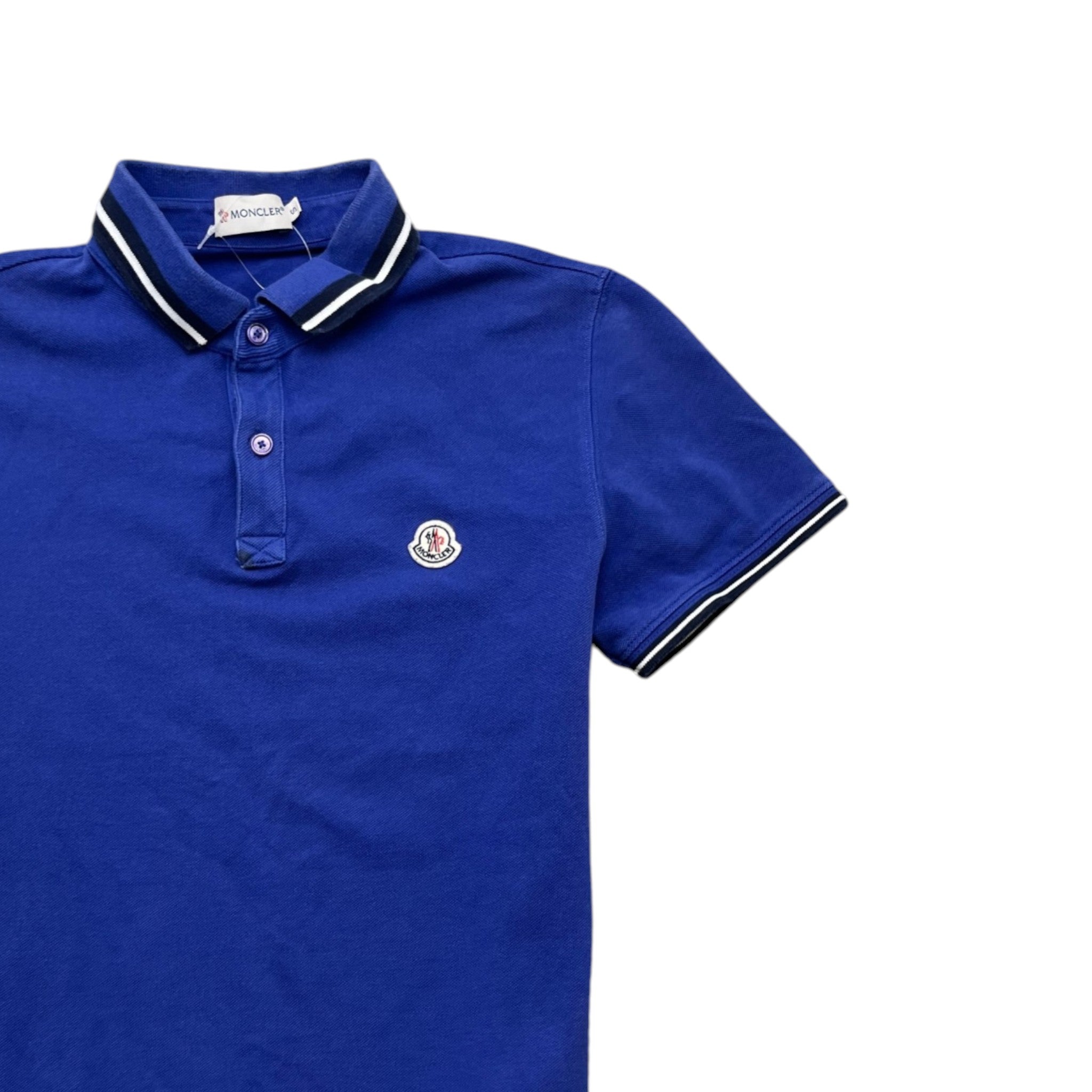 Men's Maglia Polo Shirt Blue Size S