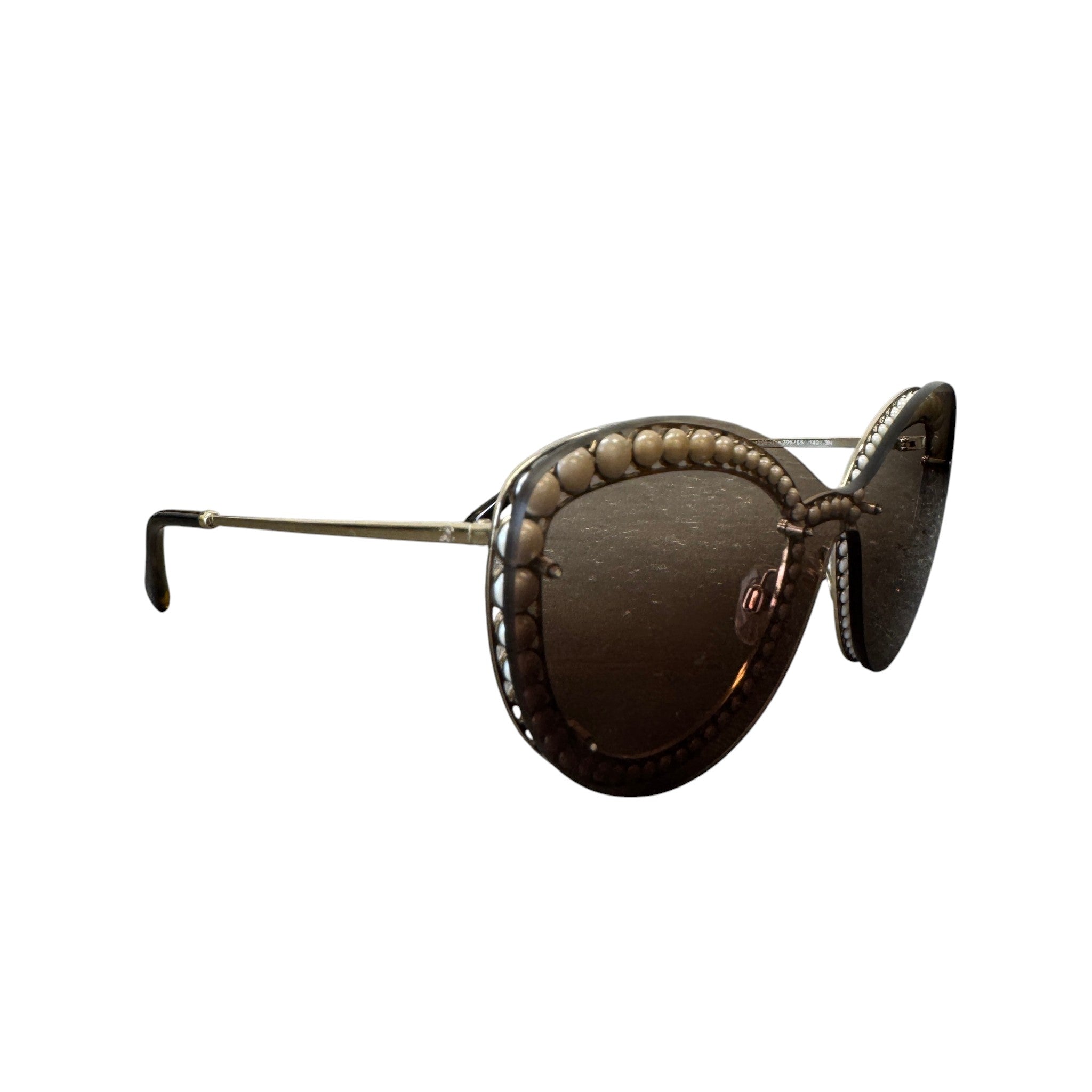 Women's Pear Frame Sunglasses Brown