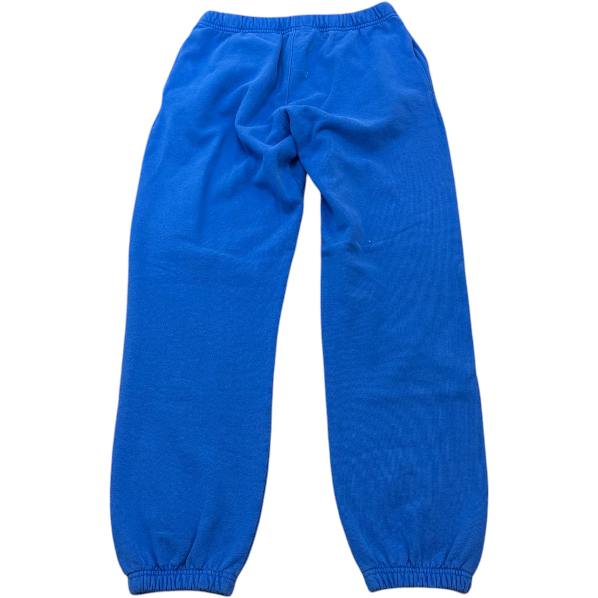 Men's Logo Patch Joggers Blue Size M