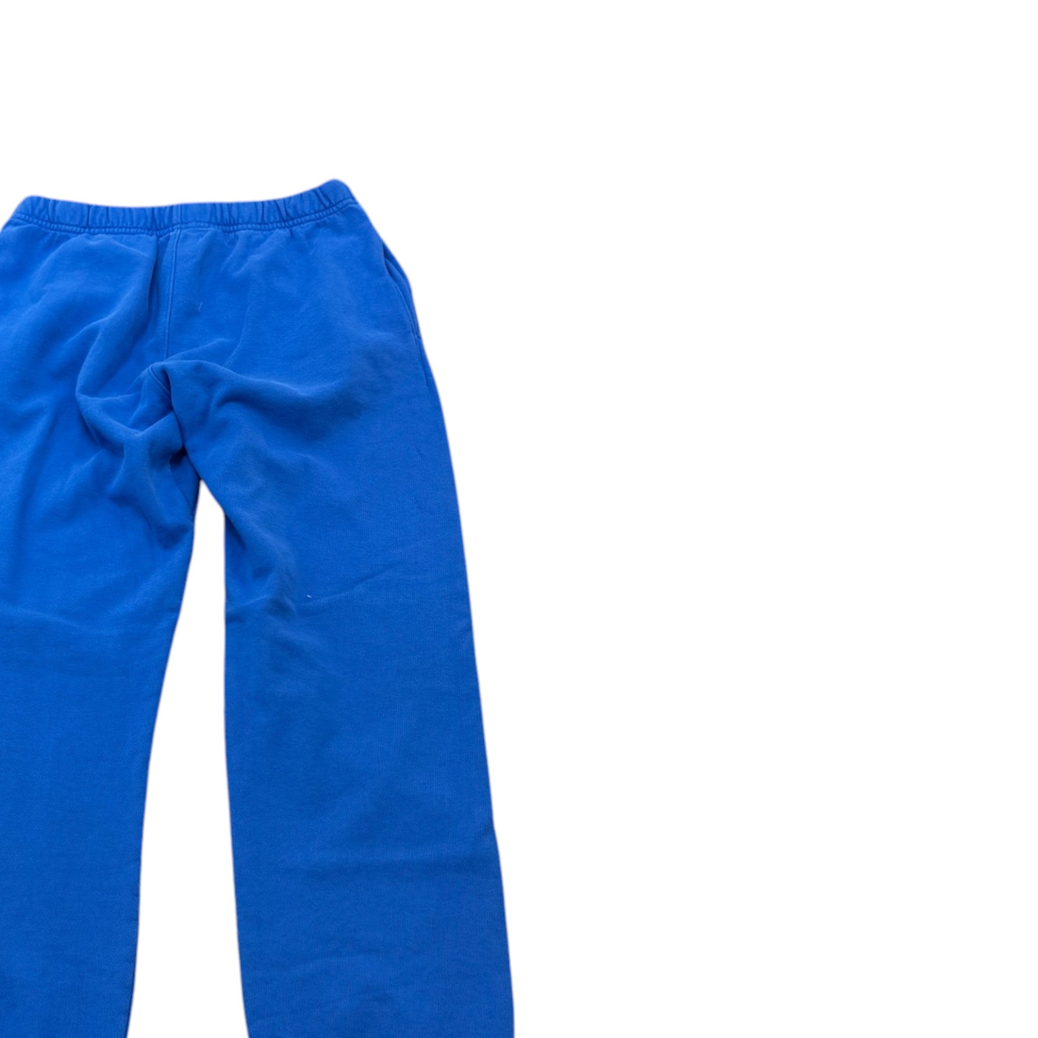 Men's Logo Patch Joggers Blue Size M