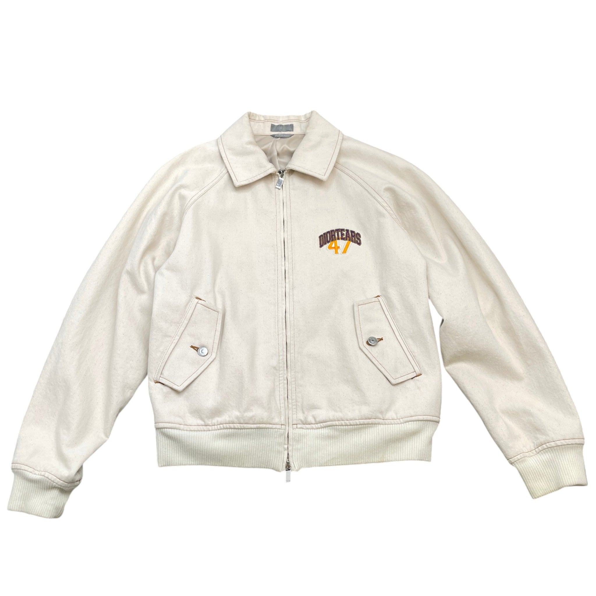 Men's Denim Tears Bomber Jacket Beige Size IT 50 / L