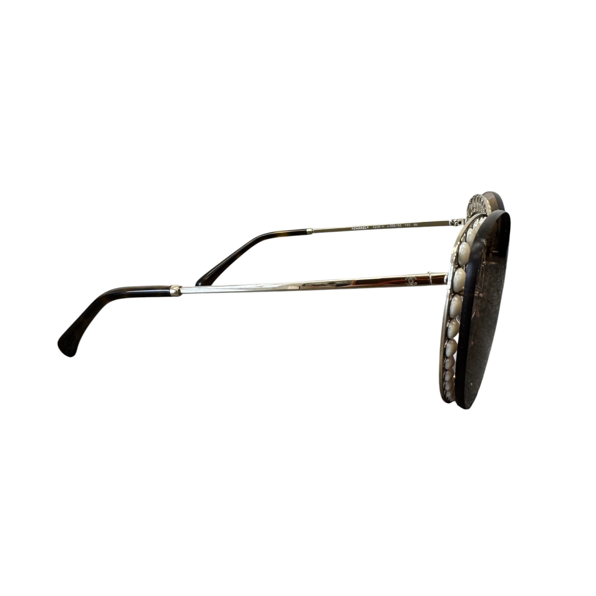 Women's Pear Frame Sunglasses Brown