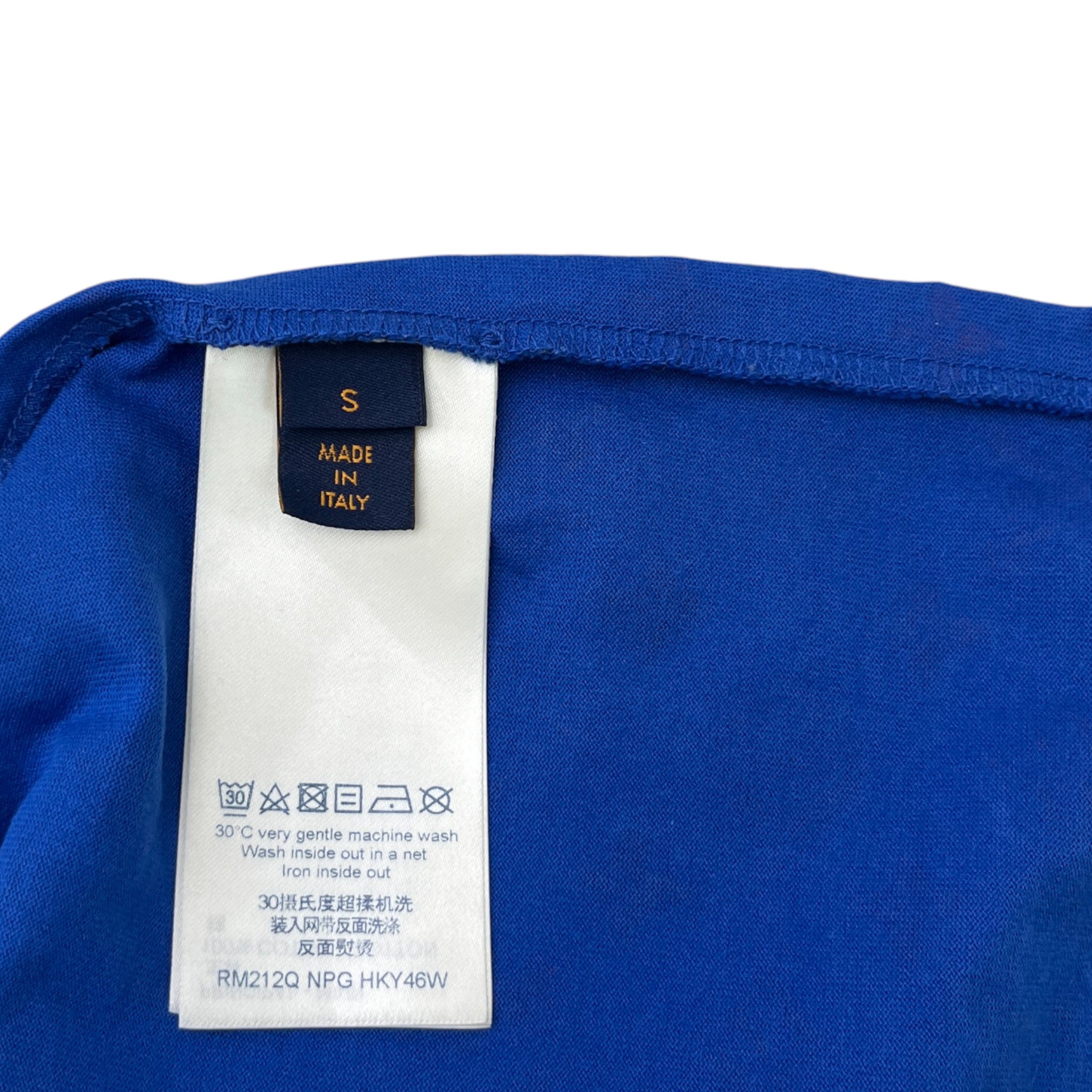 Men's Monogram Gradient T-Shirt Navy Size S