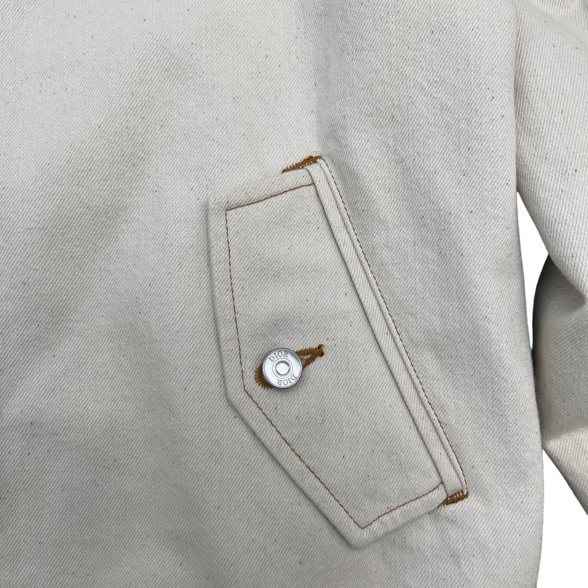 Men's Denim Tears Bomber Jacket Beige Size IT 50 / L