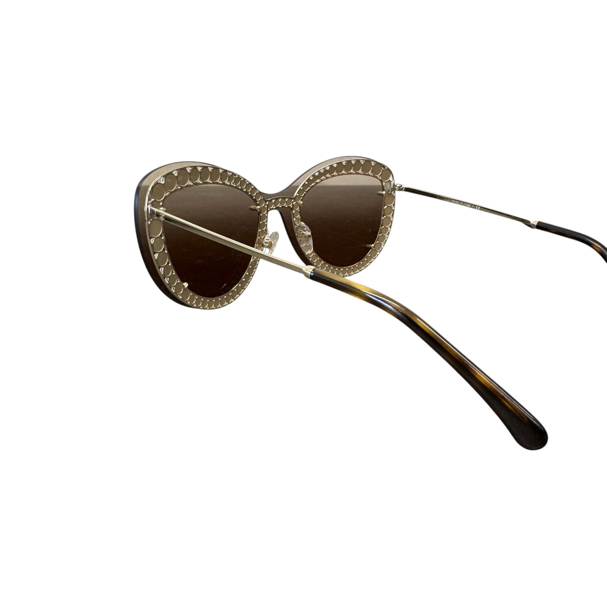 Women's Pear Frame Sunglasses Brown
