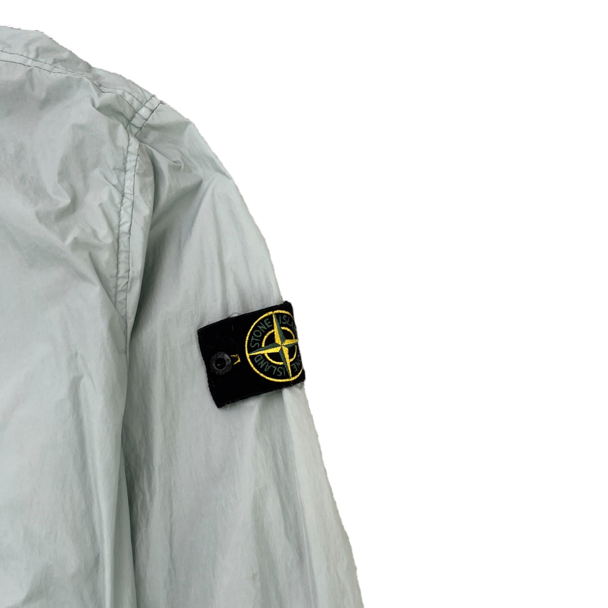 Men's Crinkle Reps Applique Logo Jacket Blue Size XL