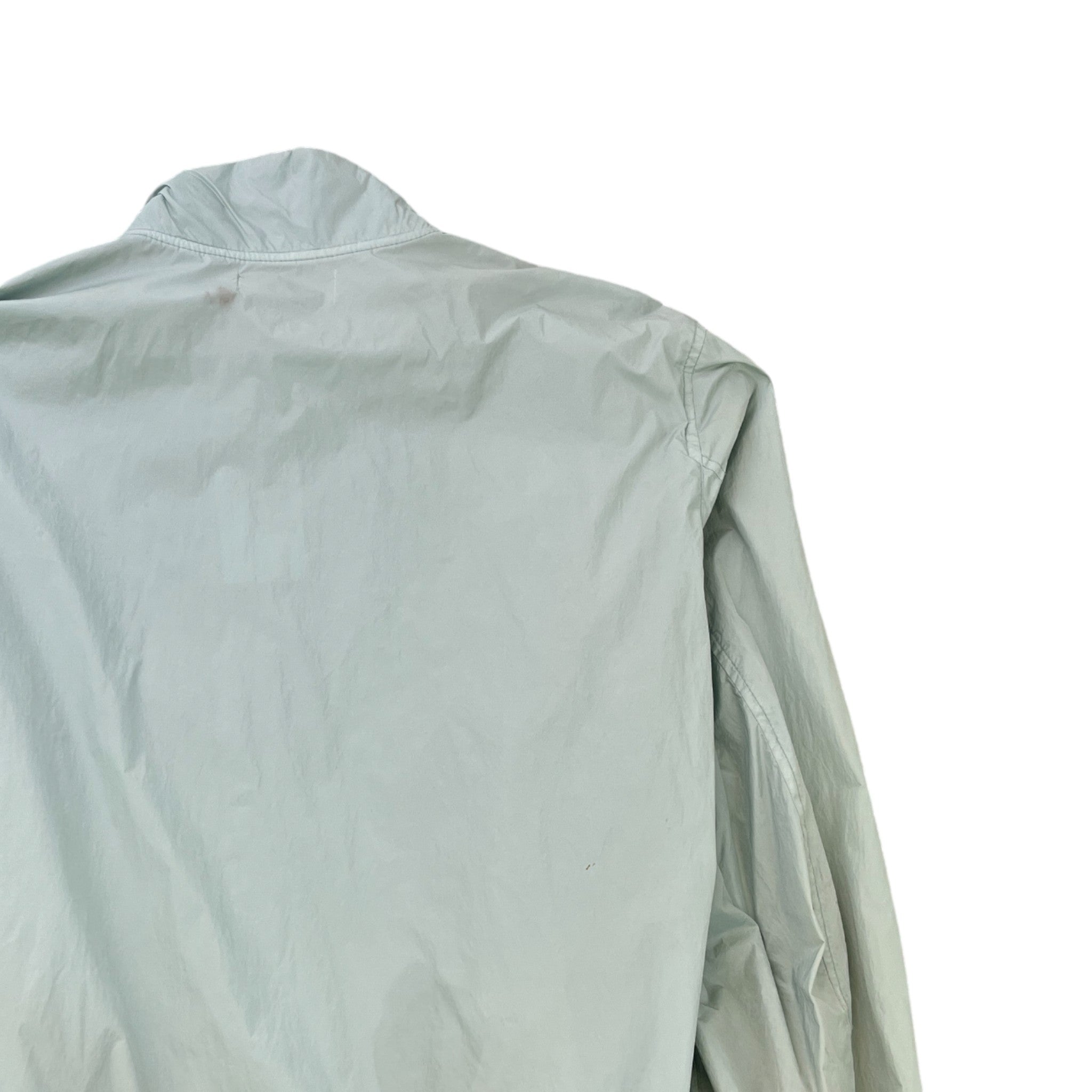 Men's Crinkle Reps Applique Logo Jacket Blue Size XL