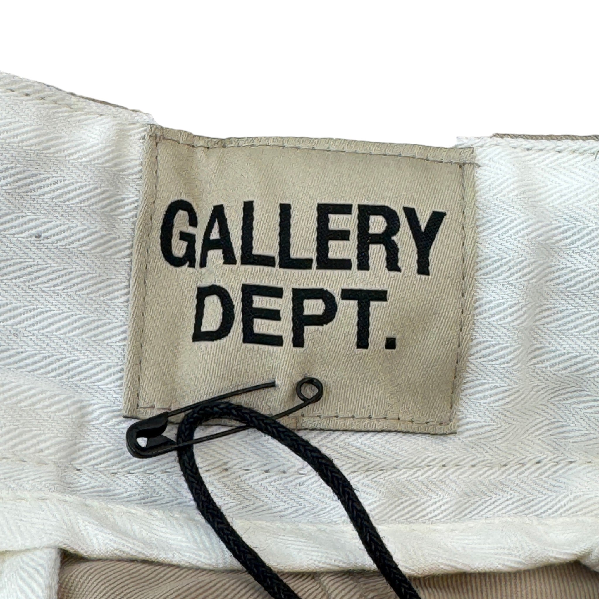 Men's Carpenter Flare Trousers Beige Size Waist 34"