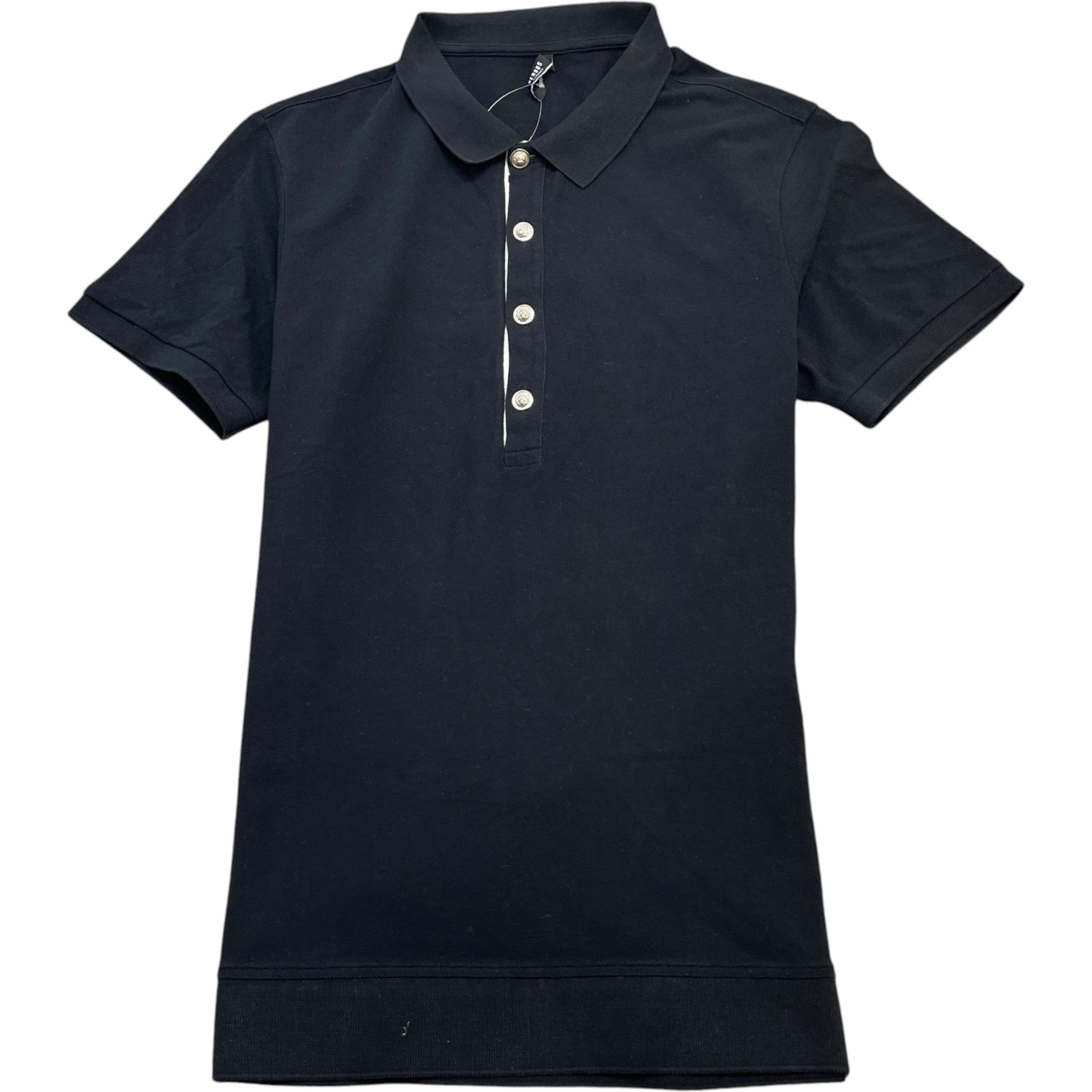 Men's Tab Logo Polo Shirt Black Size L